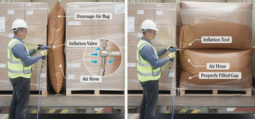 How To Inflate Dunnage Air Bags?