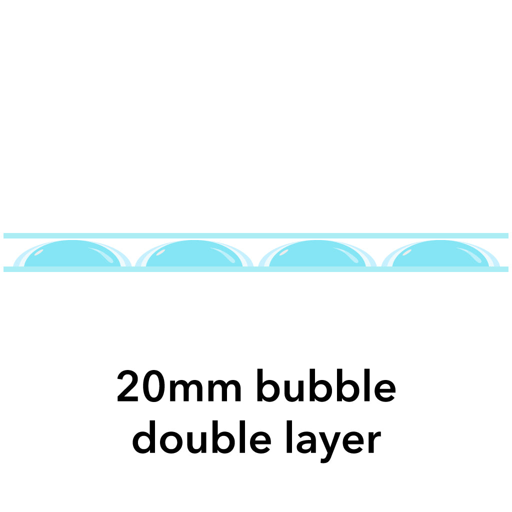 Bubble Wrap Heavy Duty Double Layer 20mm 1.5m x 100m - Omni Packaging 
