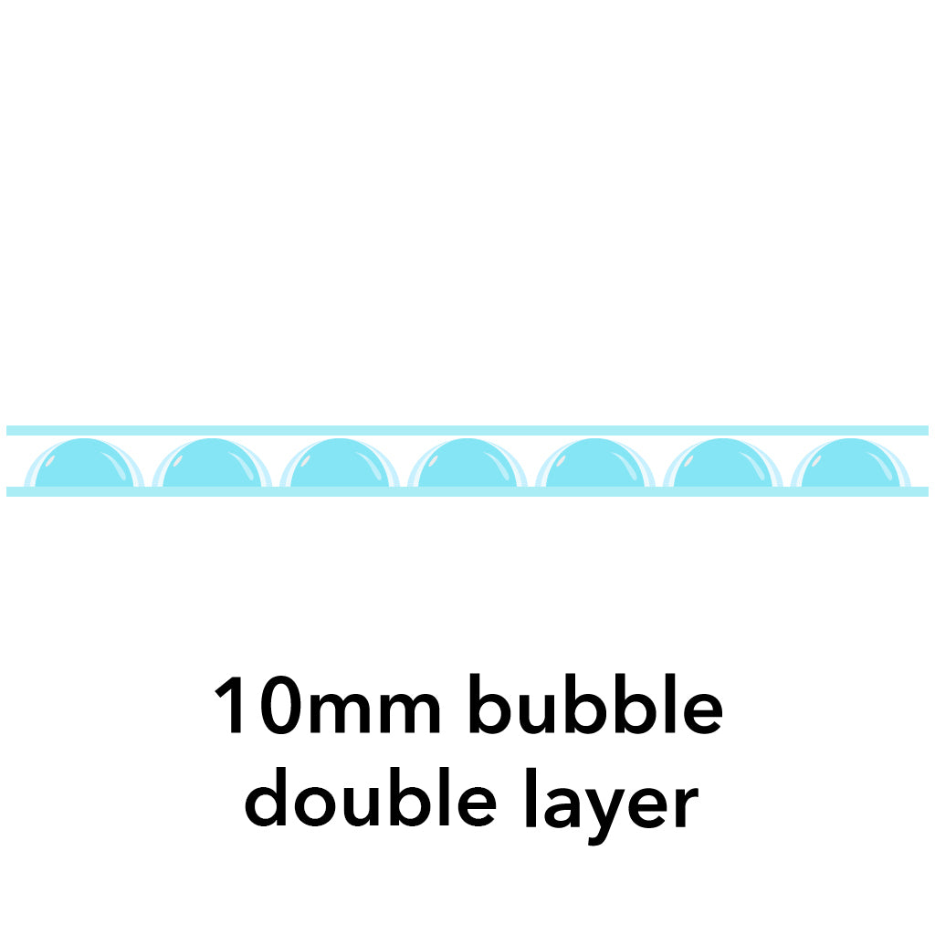 Bubble Wrap Heavy Duty Double Layer P10SE 10mm 1.5m x 100m - Omni Packaging 
