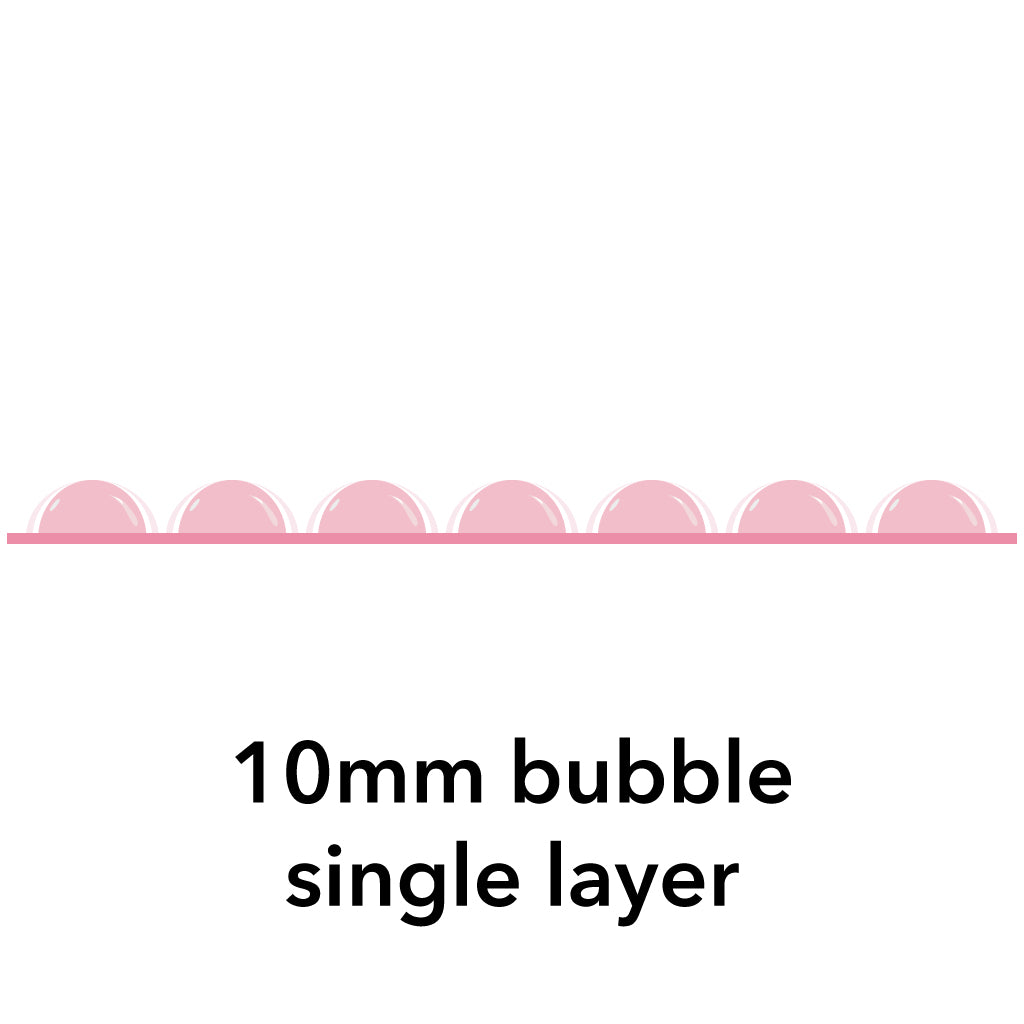 Anti Static Bubble Wrap Pink Single Layer 10mm 1.5m x 100m - Omni Packaging 