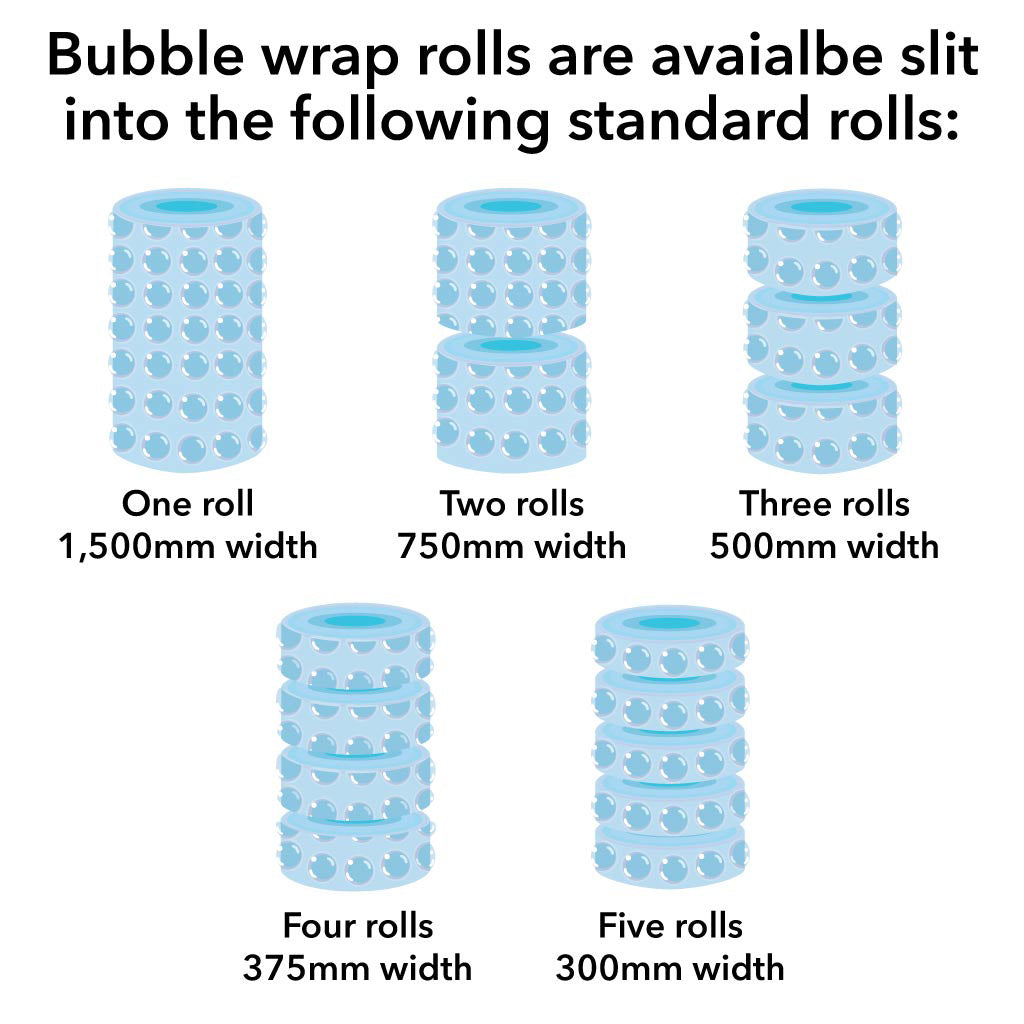 Bubble Wrap 10mm Single Layer 1.5m x 200m - Omni Packaging 