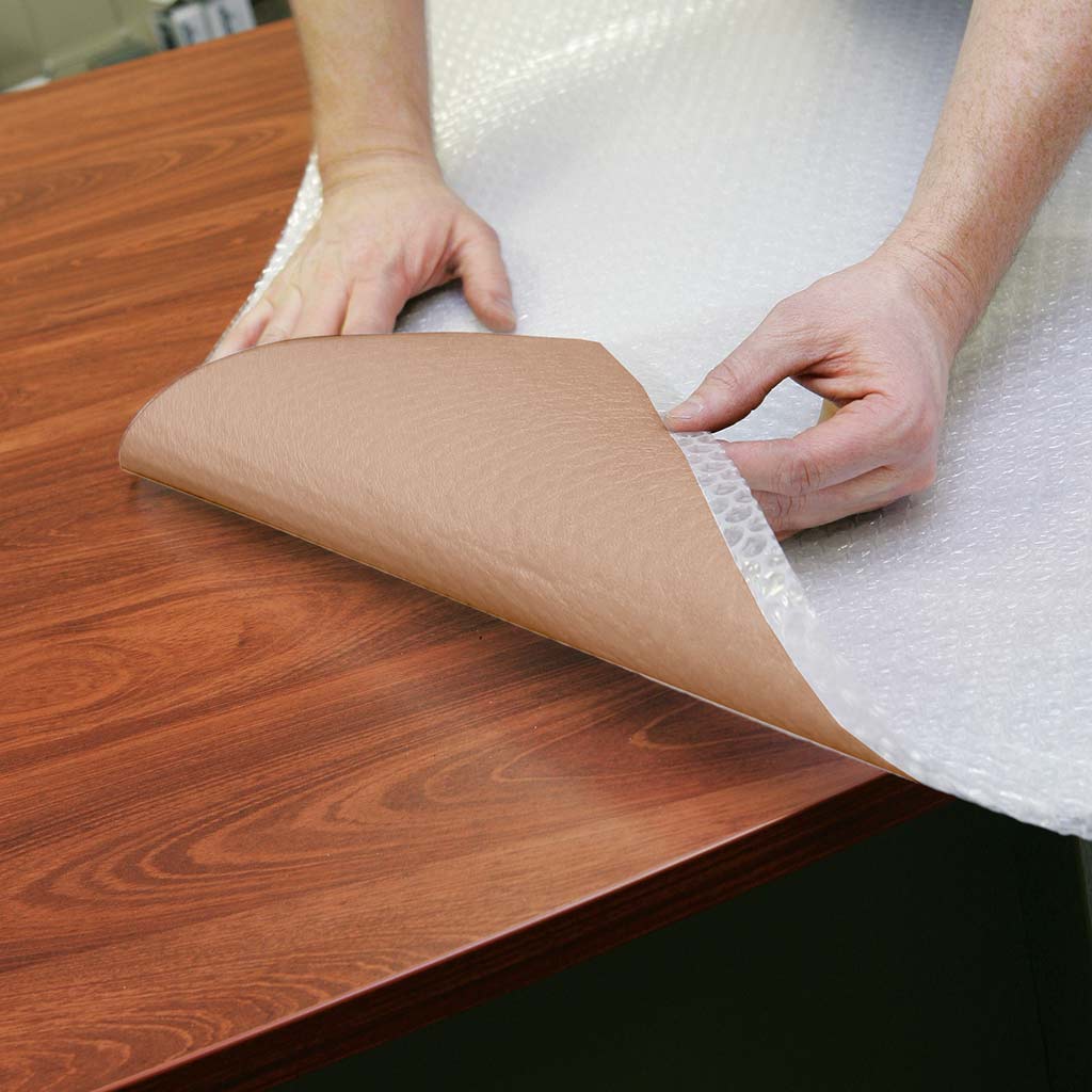 Paper Backed Bubble Wrap Brown Kraft 10mm 70gsm 1.5m x 67m - Omni Packaging 