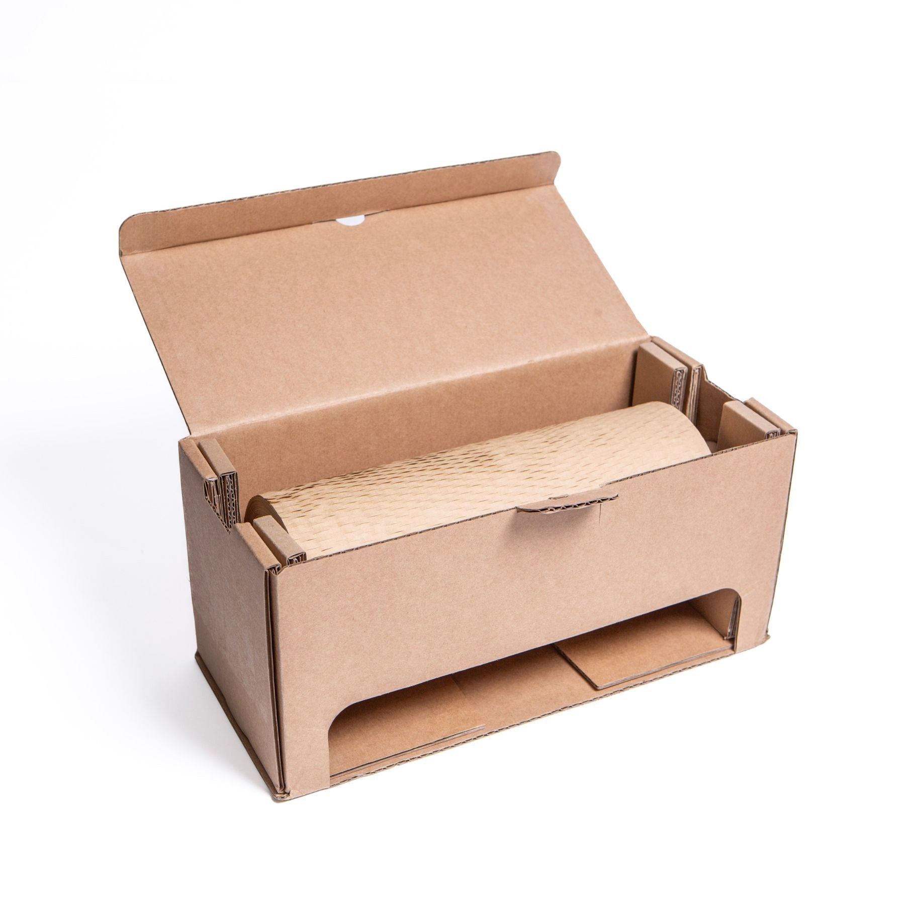 Brown Honeycomb Wrapping Paper in Dispenser Box 380mm x 80m - Omni Packaging 