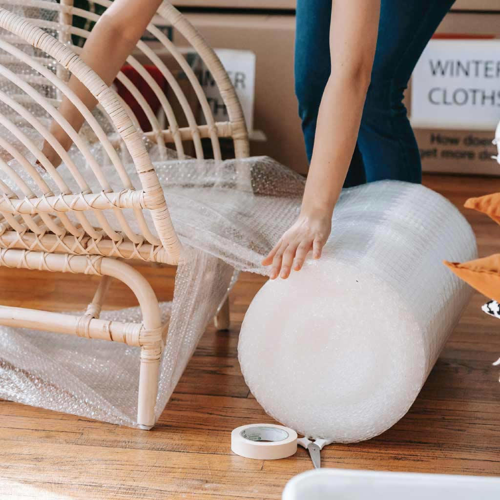 Bubble Wrap 10mm Single Layer 1.5m x 100m (Slit 500mm x 3) Perf @ 500mm - Omni Packaging 