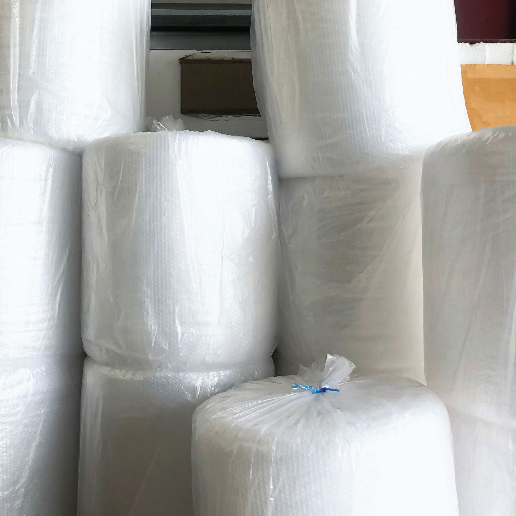 Bubble Wrap 10mm Single Layer 1.5 x 100m (Slit 300mm x 5, Perf 450mm) - Omni Packaging 