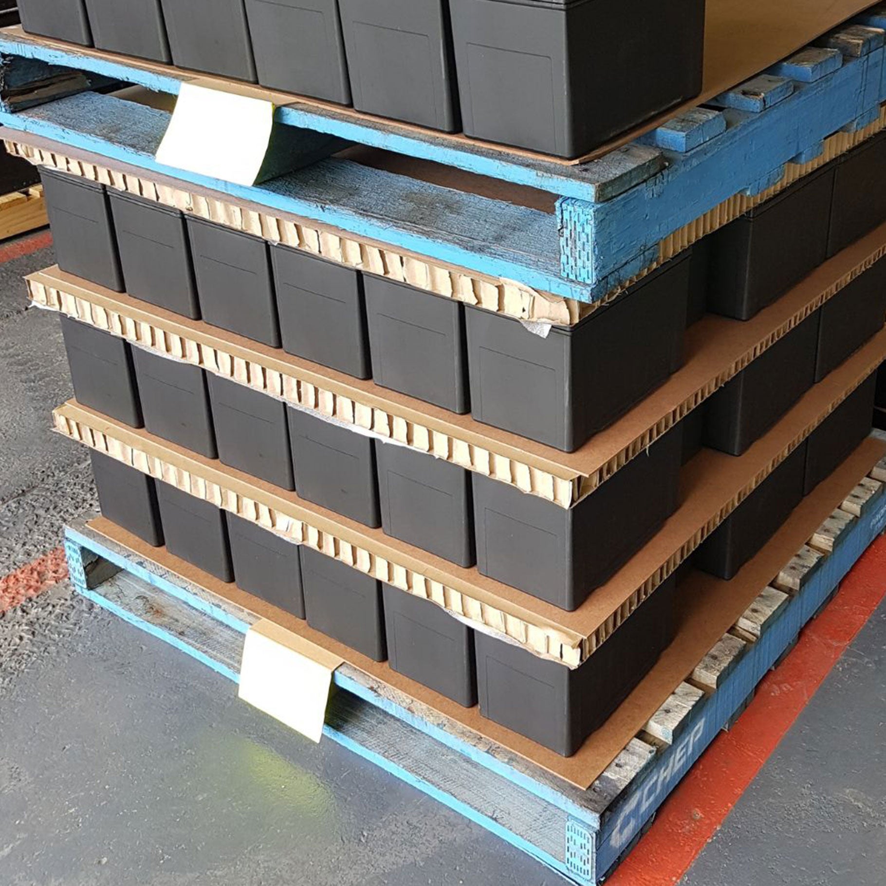 Honeycomb Board Pallet Pads 1165mm x 1165mm 40mm - Omni Packaging 