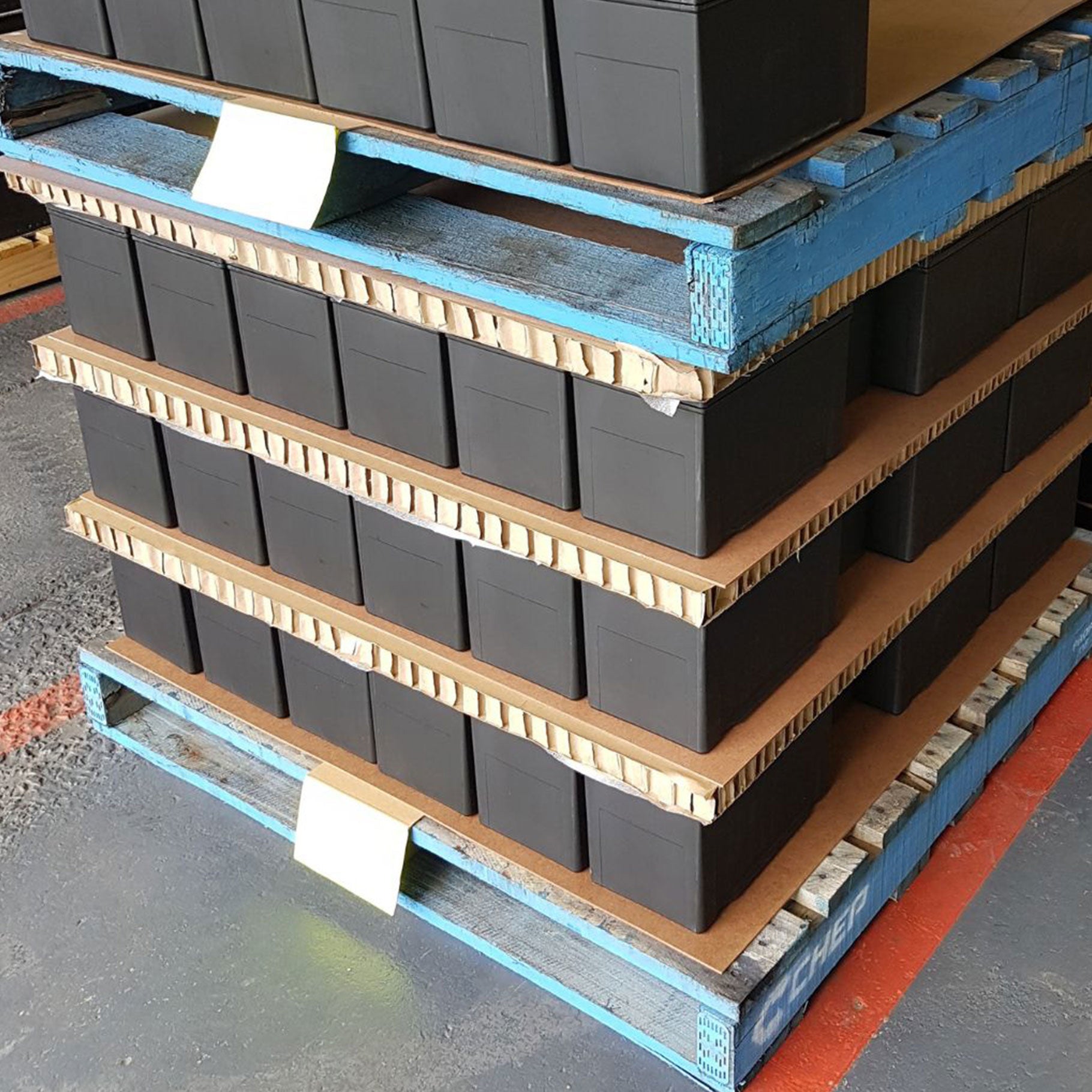Honeycomb Board Pallet Pads 1165mm x 1165mm 20mm - Omni Packaging 