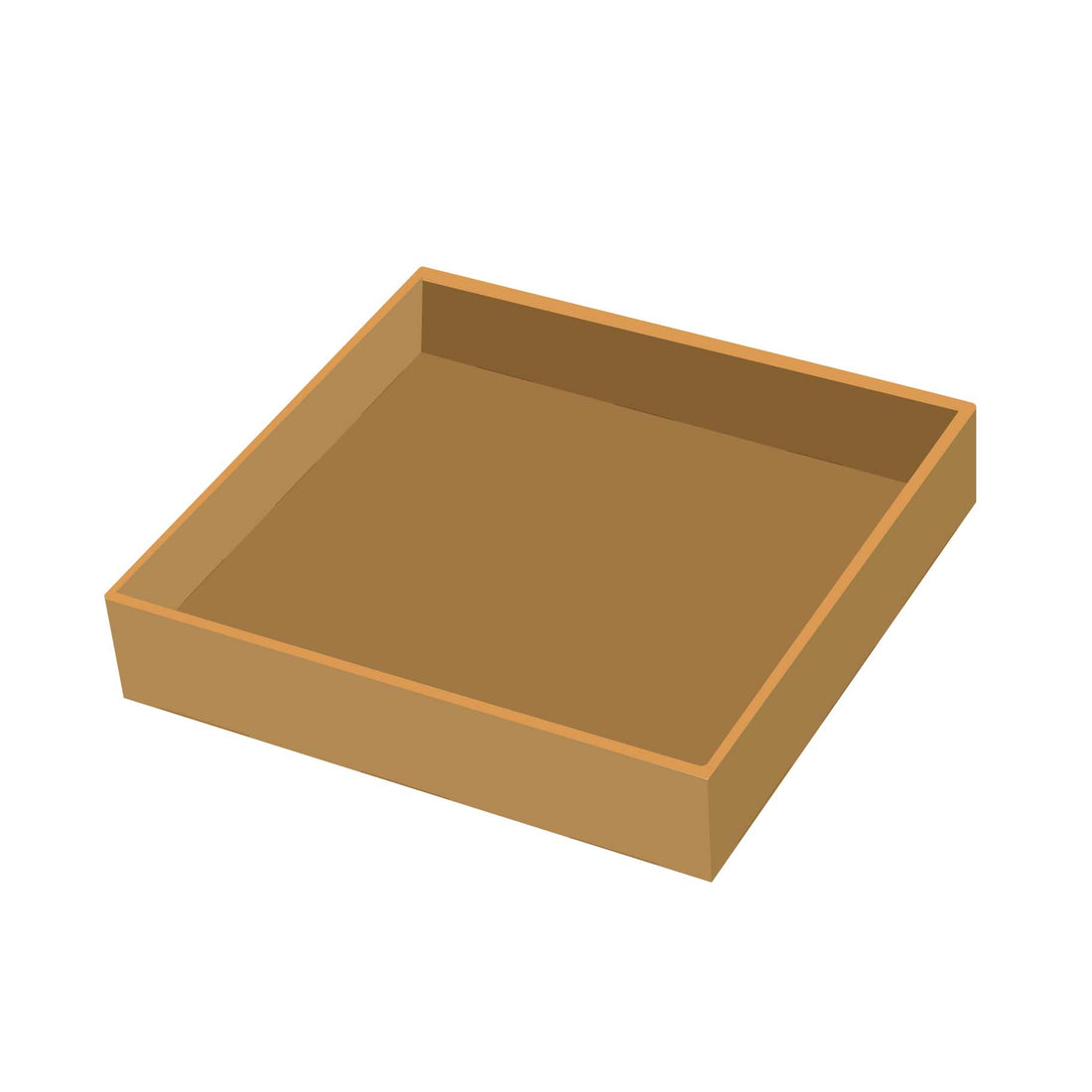 Cardboard Pallet Tray/Lid 4C Brown 1140mm x 1140mm x 150mm Folding Sides - Omni Packaging 
