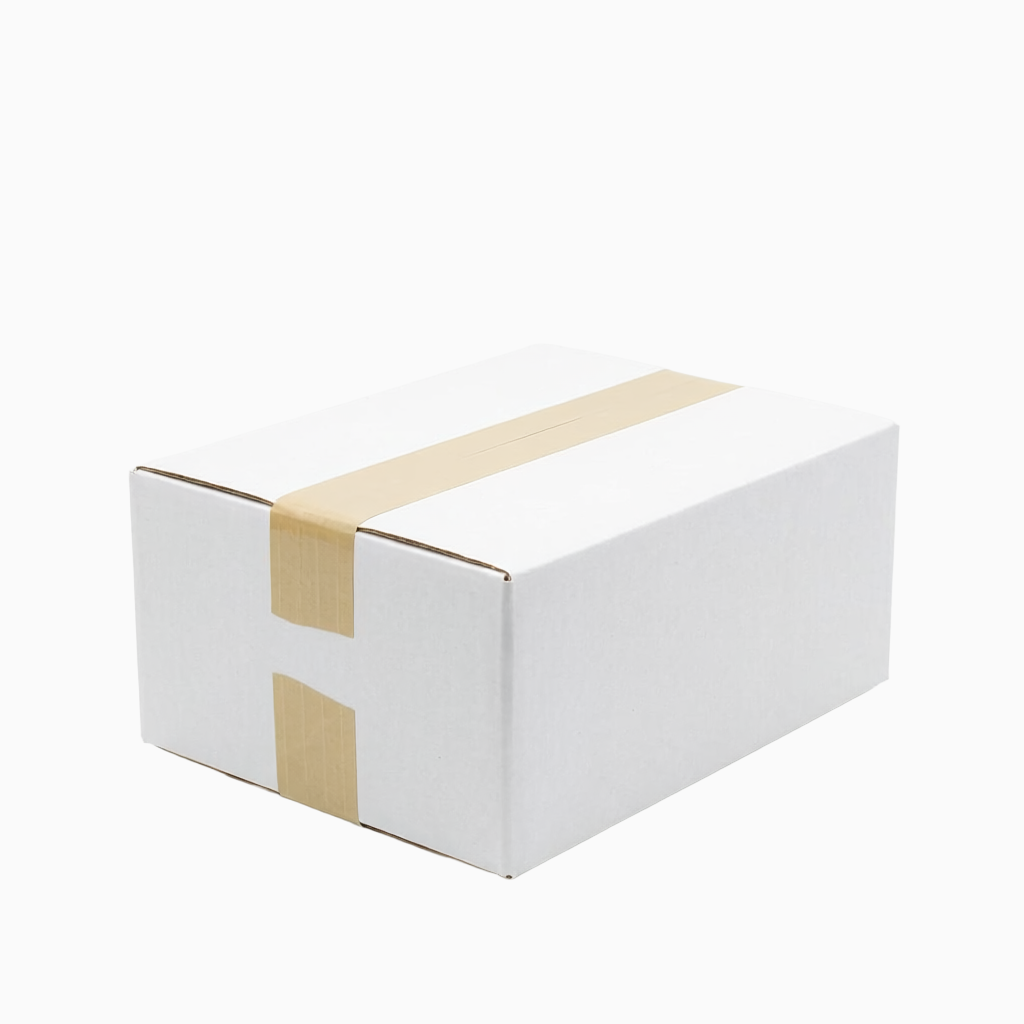 White Small 3B Mailing Cardboard Box 220mm x 165mm x 85mm