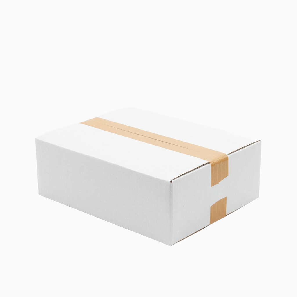 White Medium 3B Mailing Cardboard Box 310mm x 225mm x 102mm