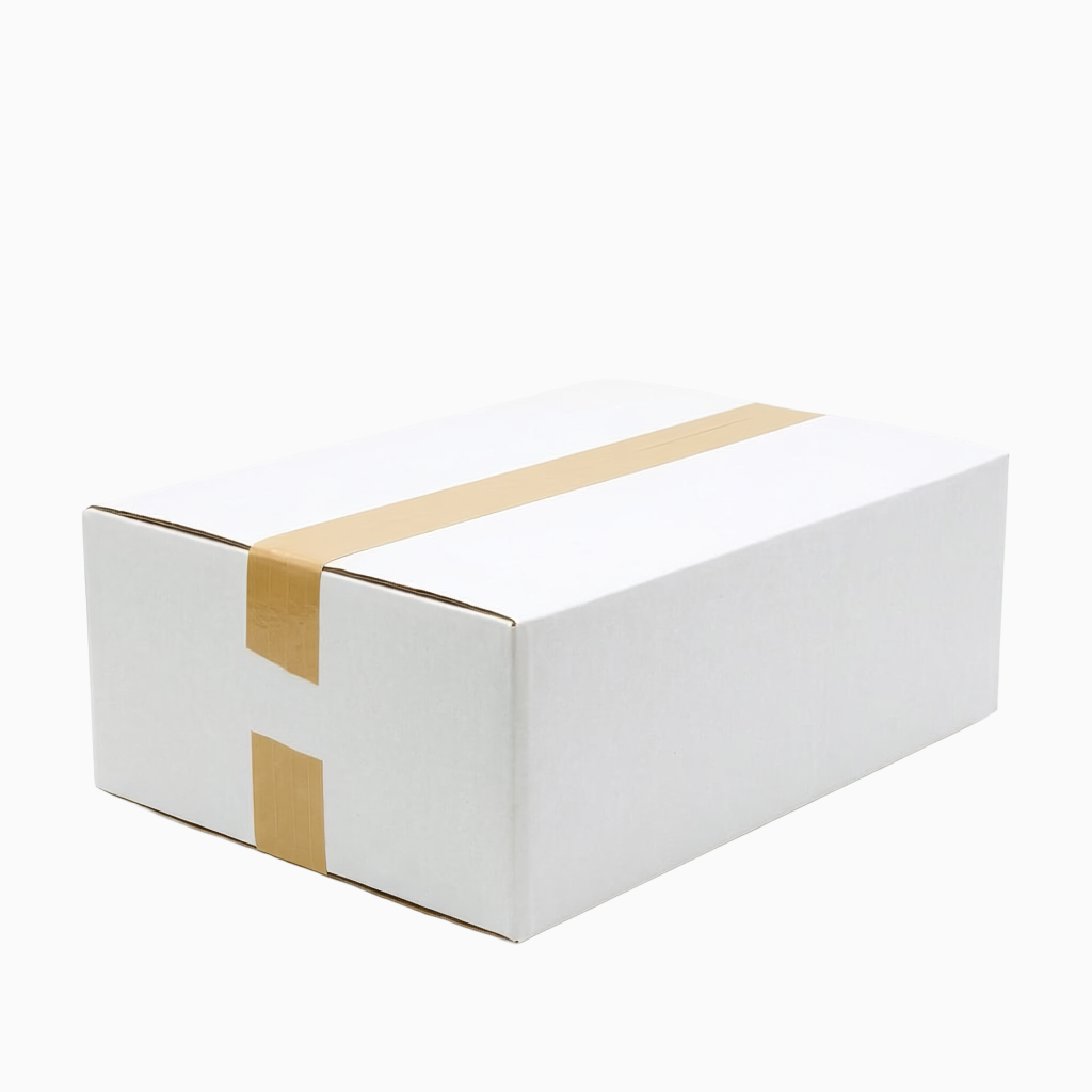 White Large 3B Mailing Cardboard Box 430mm x 307mm x 140mm