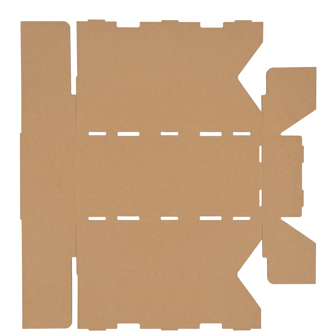 Cardboard Warehouse Trays 2EBU8 820mmL x 360mmW x 245mm Die Cut - Omni Packaging 