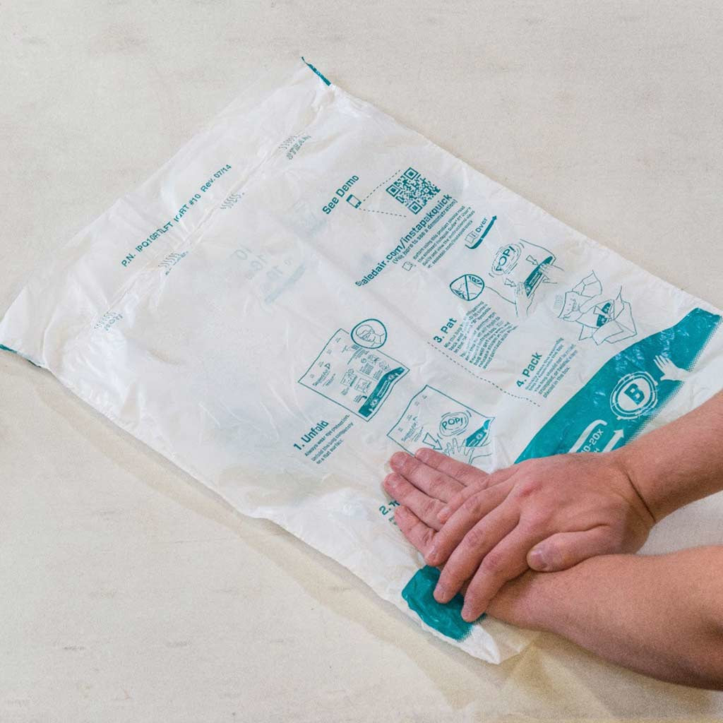 Instapak Quick RT Expandable Foam Bags Size 10 380mm x 455mm 180/ctn - Omni Packaging 