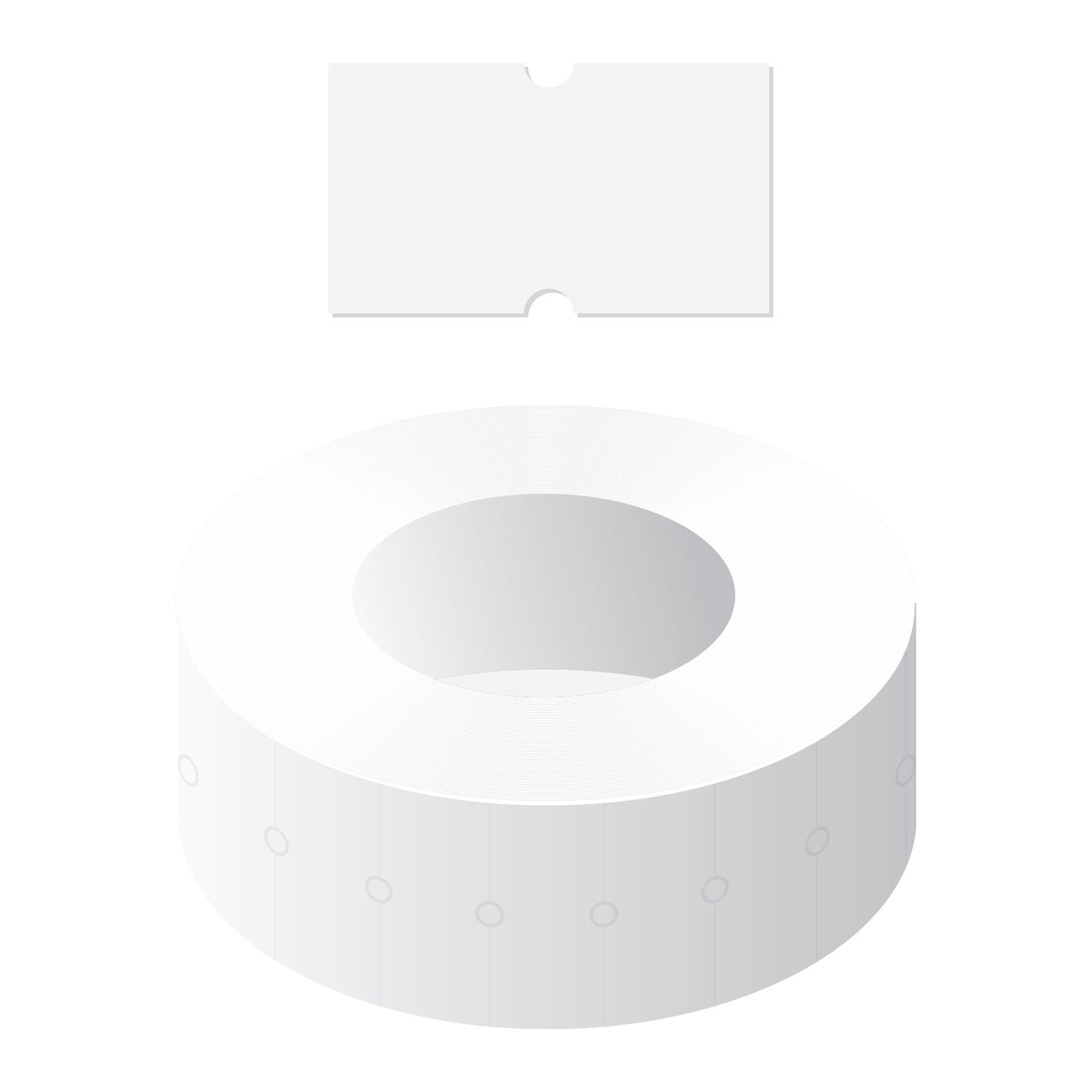 Pricing Labels Freezer Grade 21 x 12mm White 1000 labels/roll - Omni Packaging 