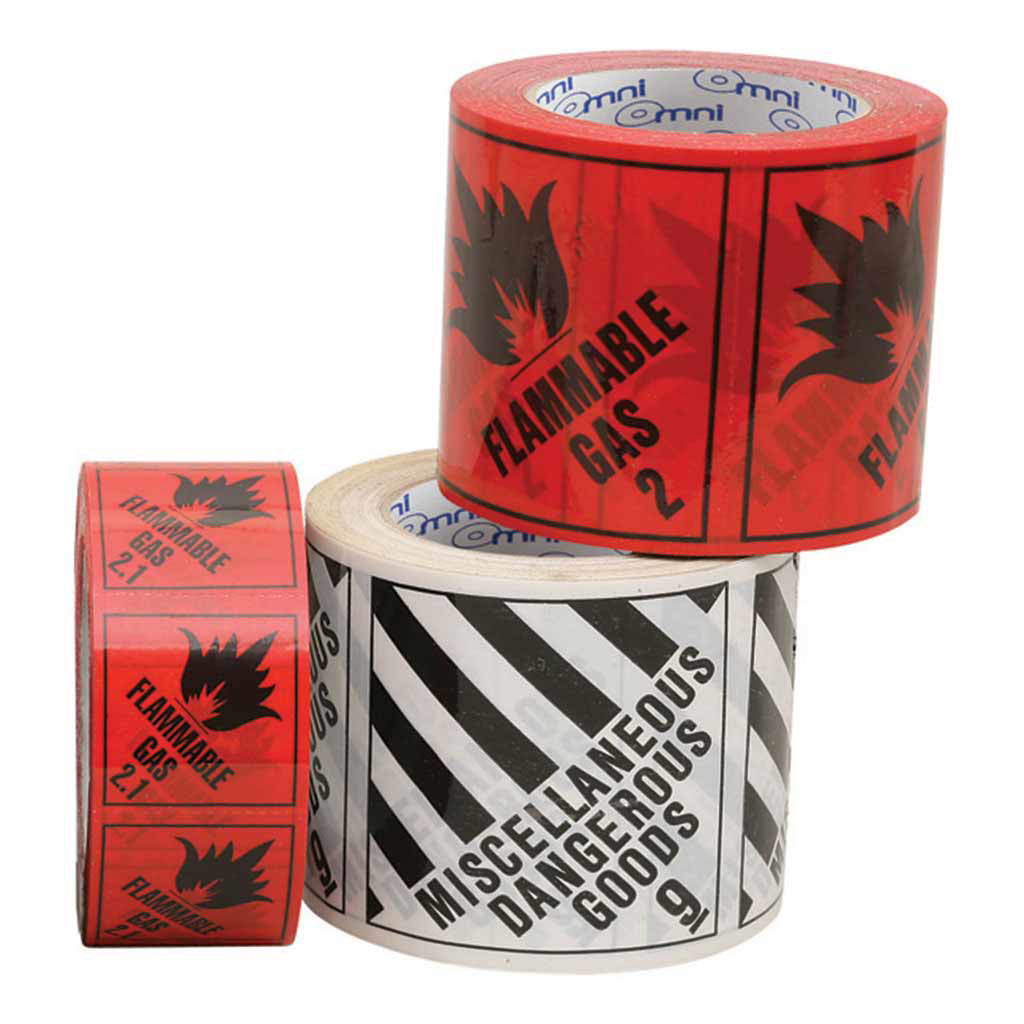 Misc Miscellaneous Substances 9 Label – PVC Perforated 50mm x 50mm 1000/Roll - Omni Packaging 