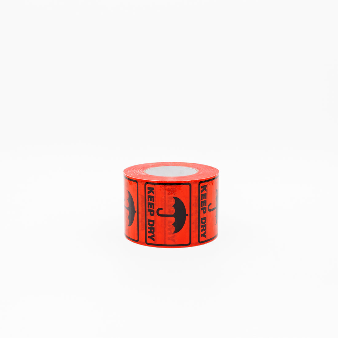KEEP DRY Label - Perforated Printed Stickers Red 96mm X 100mm 500/roll - Omni Packaging 