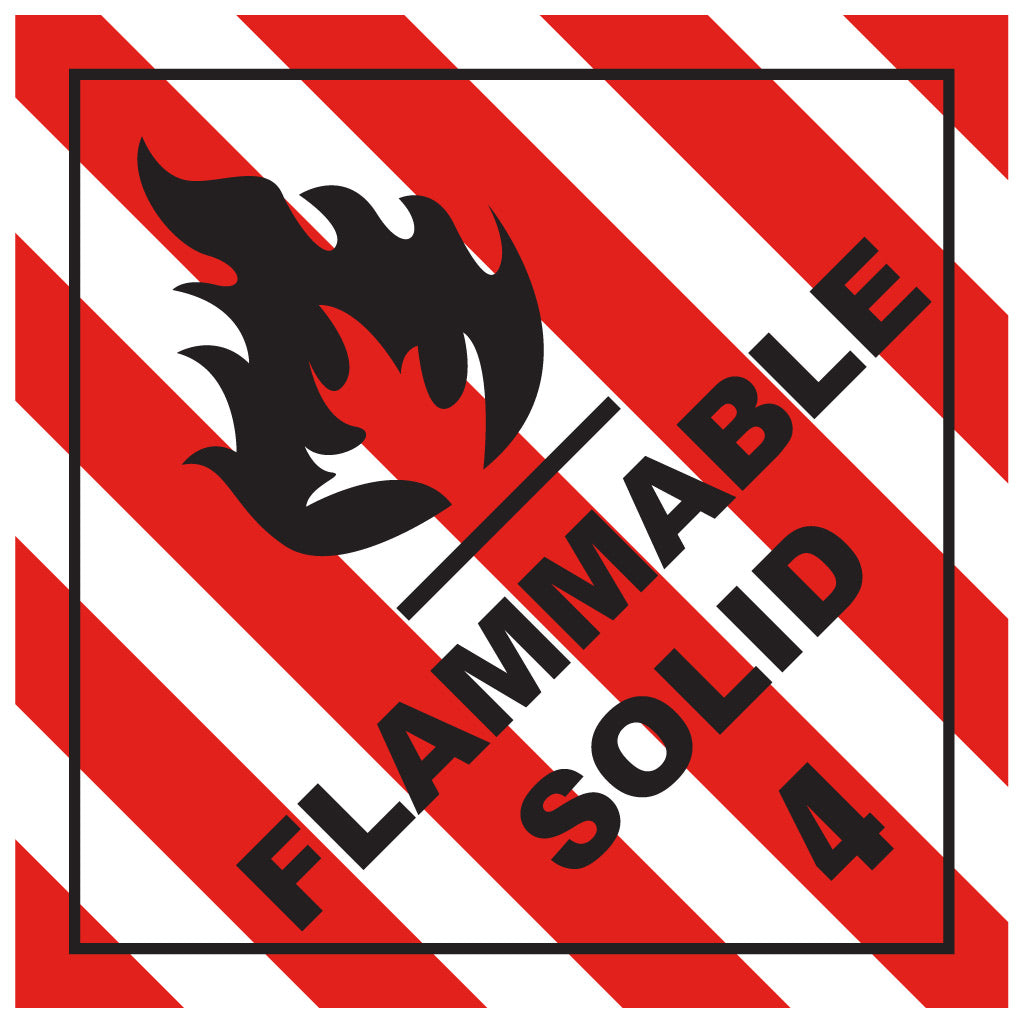 Flammable Solid Labels | Omni Packaging