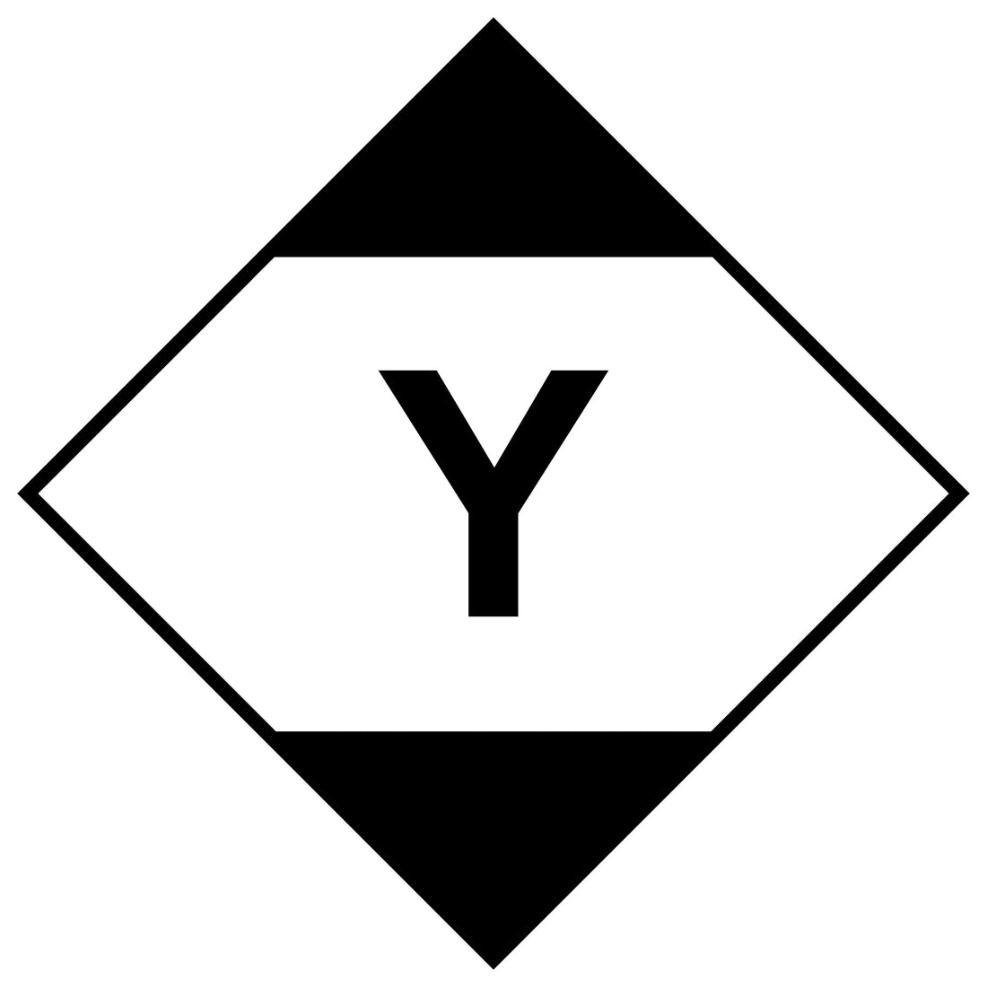 Limited Quantity Air Freight Sticker - Dangerous Goods 100mm x 100mm 500/Roll - Omni Packaging 