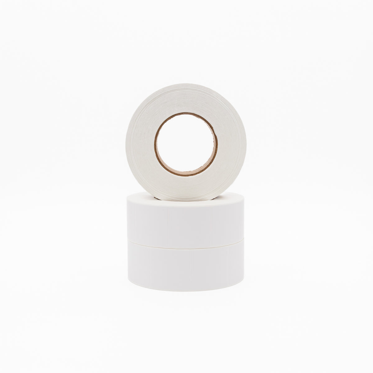 Thermal Direct Label Paper White Permanent 51mm x 50mm Perf. 2740/roll 76mm core - Omni Packaging 