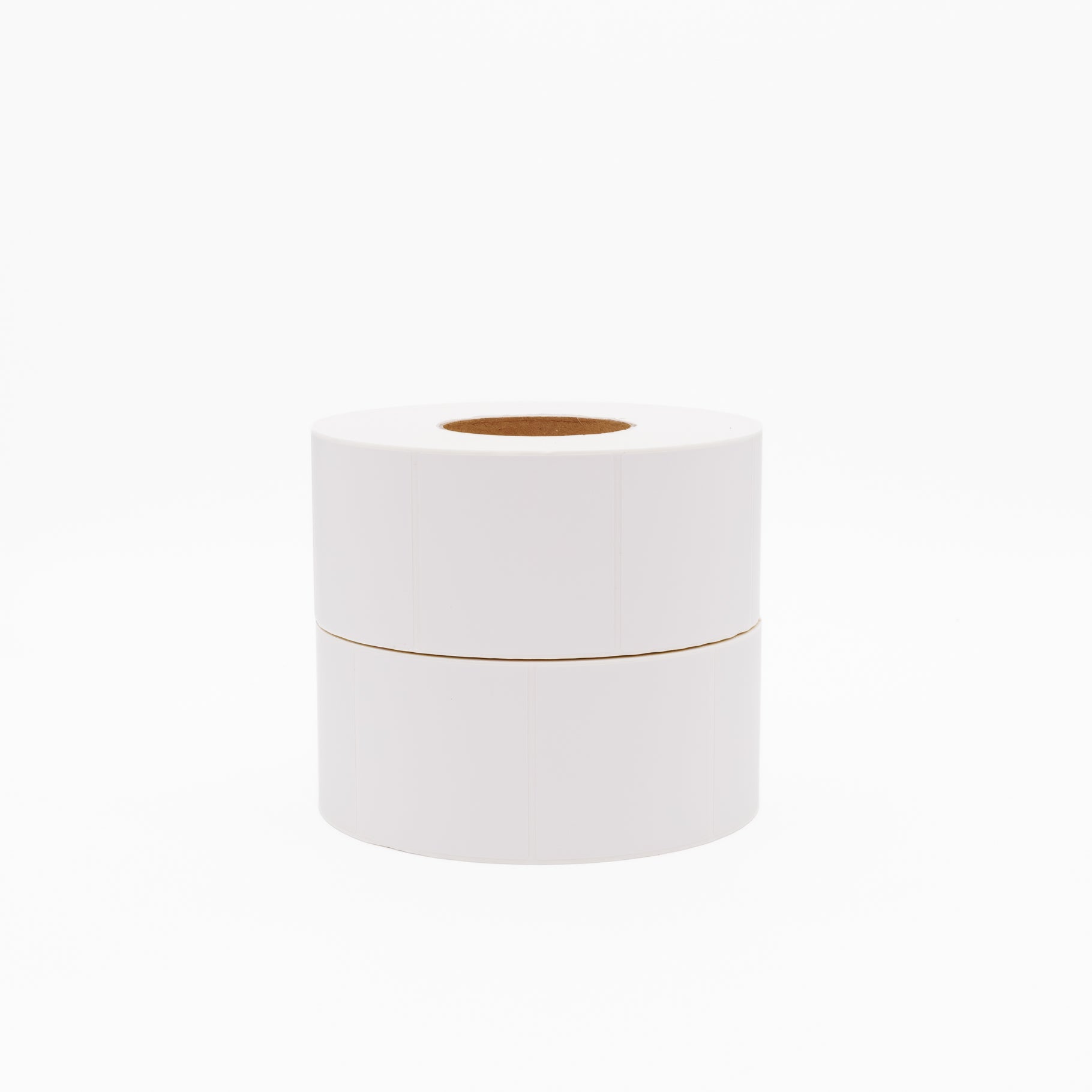 Thermal Direct Label Paper White Permanent 75mm x 75mm Perf. 1750/roll 76mm core - Omni Packaging 