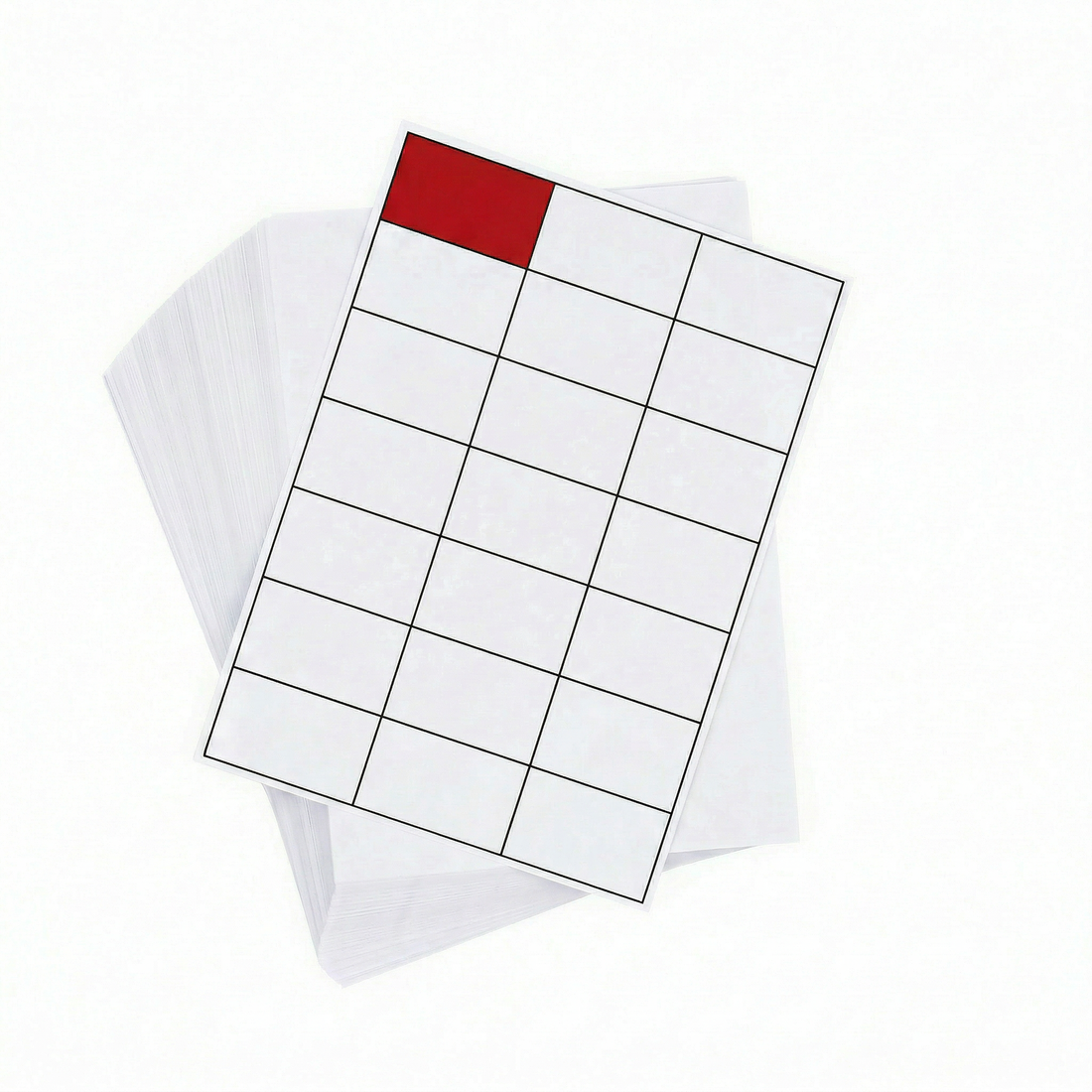 A4 Sheet Printer Labels White 24 label/sheet 70mm x 36mm 100 Sheets/Pack - Omni Packaging 