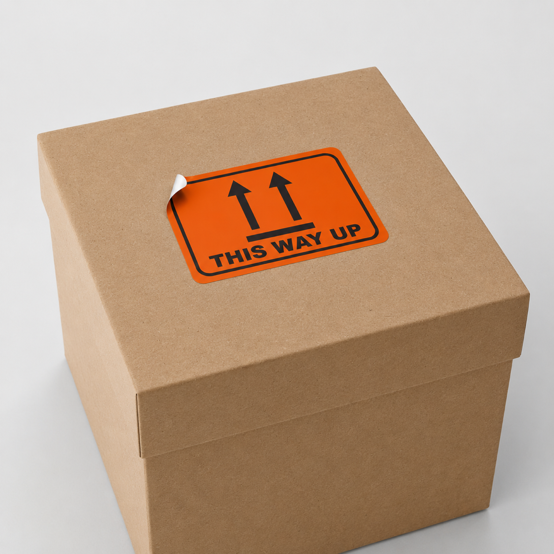 Message Labels Omni (This Way Up) 75mm x 130mm 500/ctn - Omni Packaging 