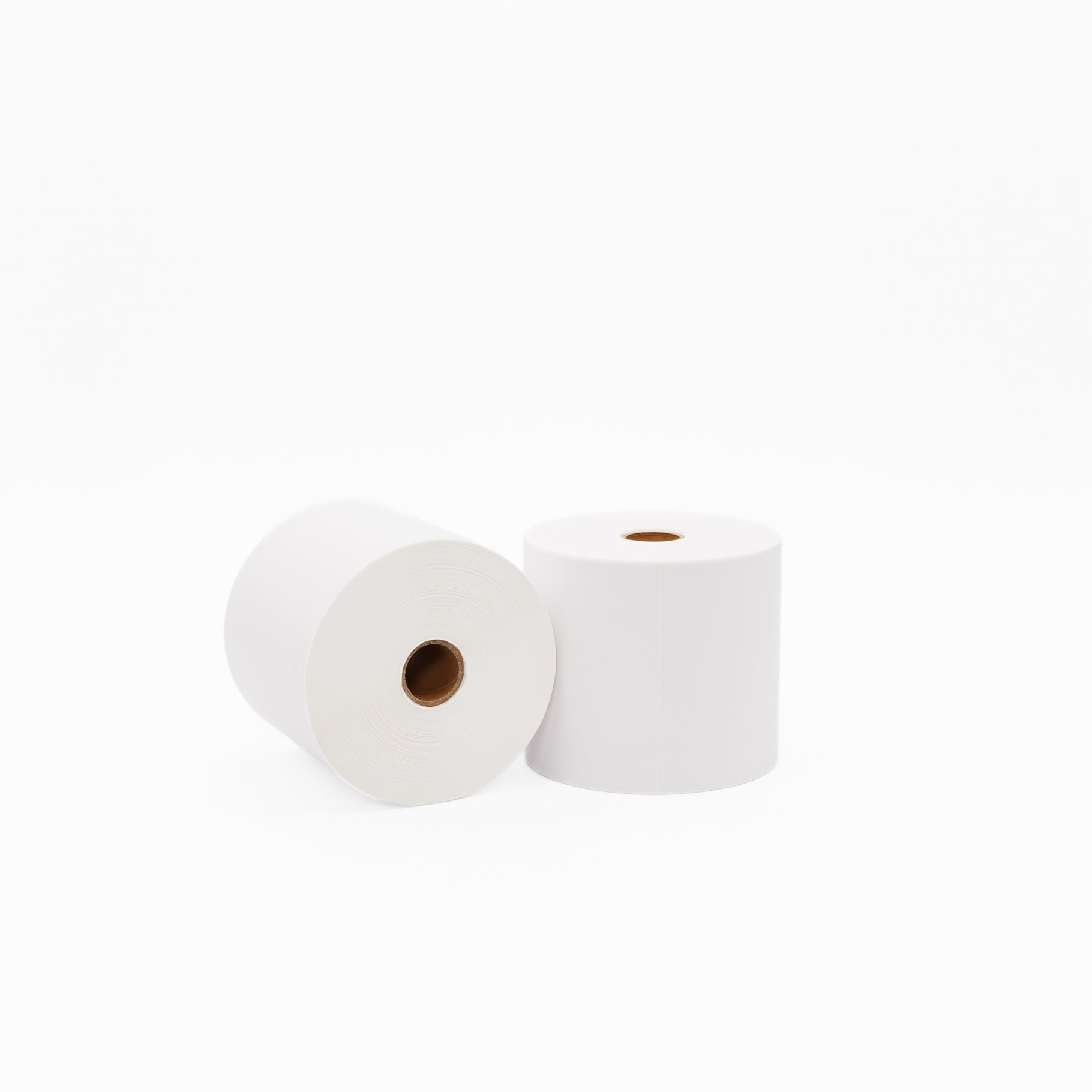Thermal Direct Label Paper White Permanent 102mm x 152mm Perf. 500/roll 25mm core - Omni Packaging 