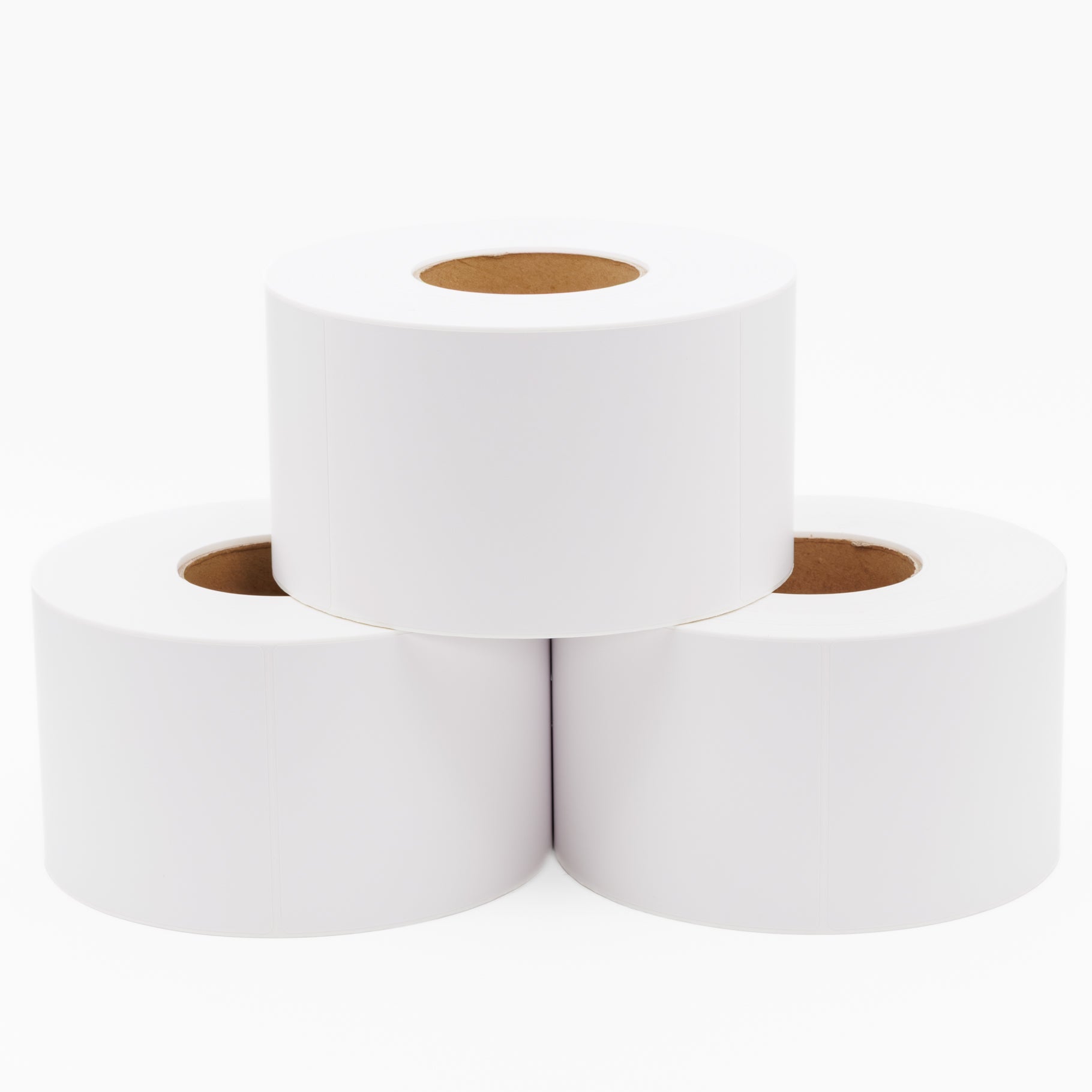 Thermal Direct Label Paper White Permanent 102mm x 152mm Perf. 1000/roll 76mm core - Omni Packaging 