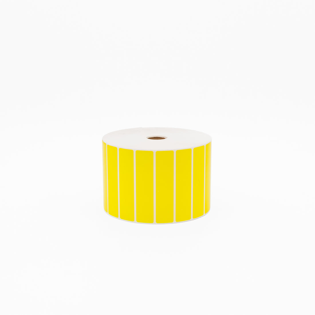 Thermal Labels Yellow Direct Omni 102mm x 25mm 5000/roll 25mm core - Omni Packaging 