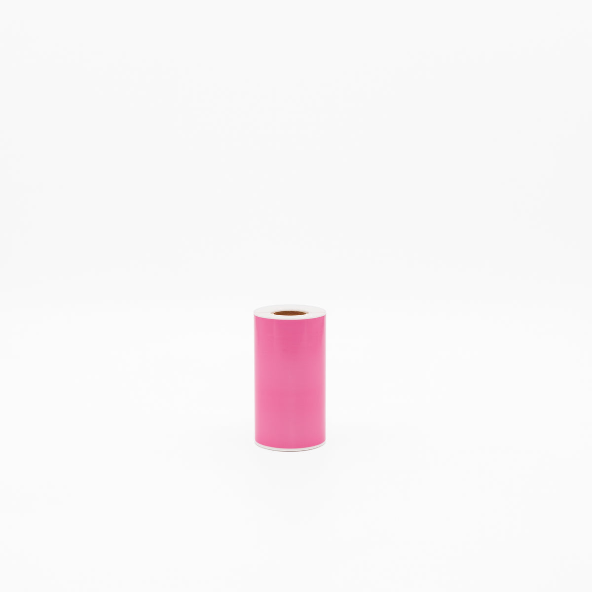 Thermal Direct Label Paper Pink Permanent 102mm x 152mm Perf. 85/roll 25mm core - Omni Packaging 