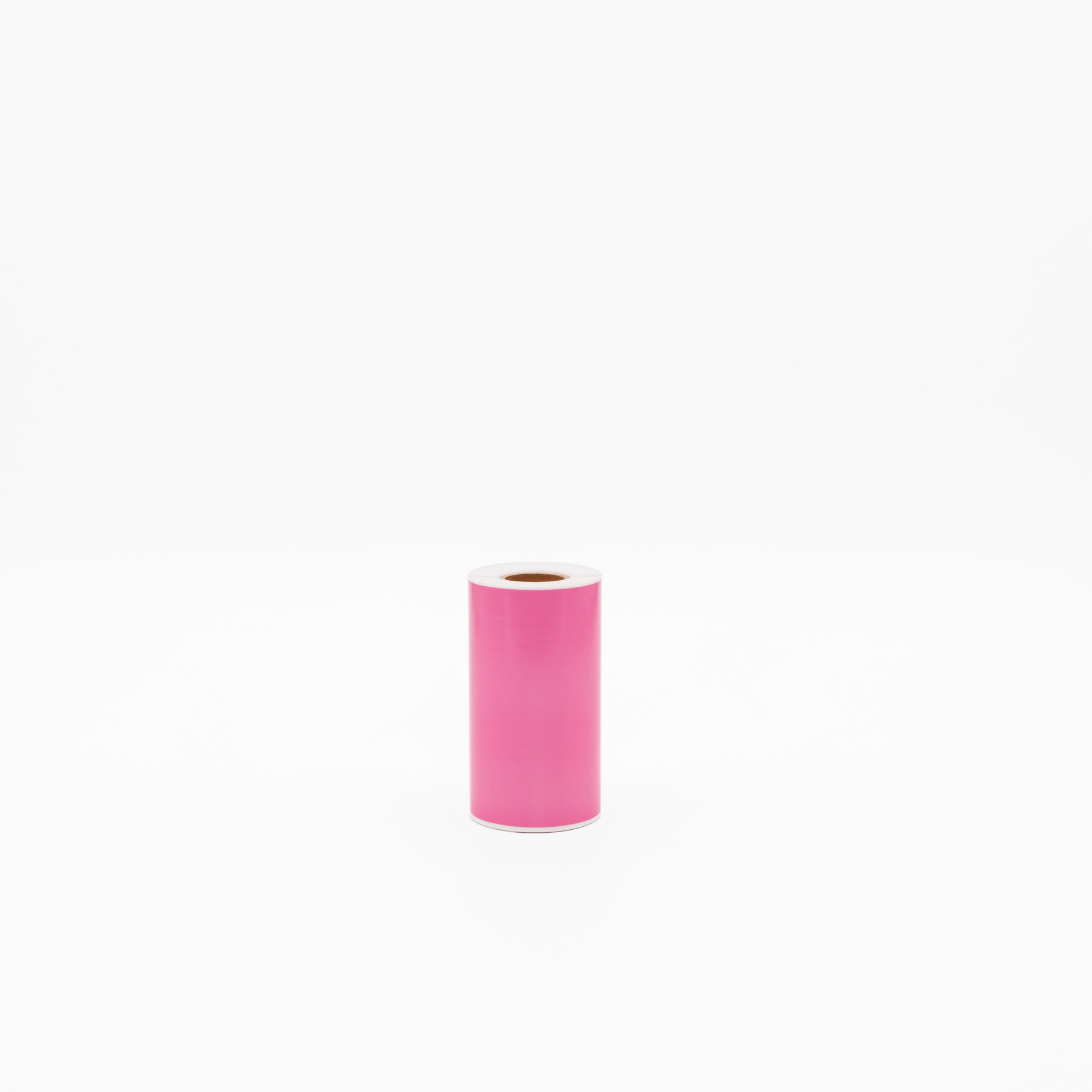Thermal Direct Label Paper Pink Permanent 102mm x 152mm Perf. 85/roll 25mm core - Omni Packaging 