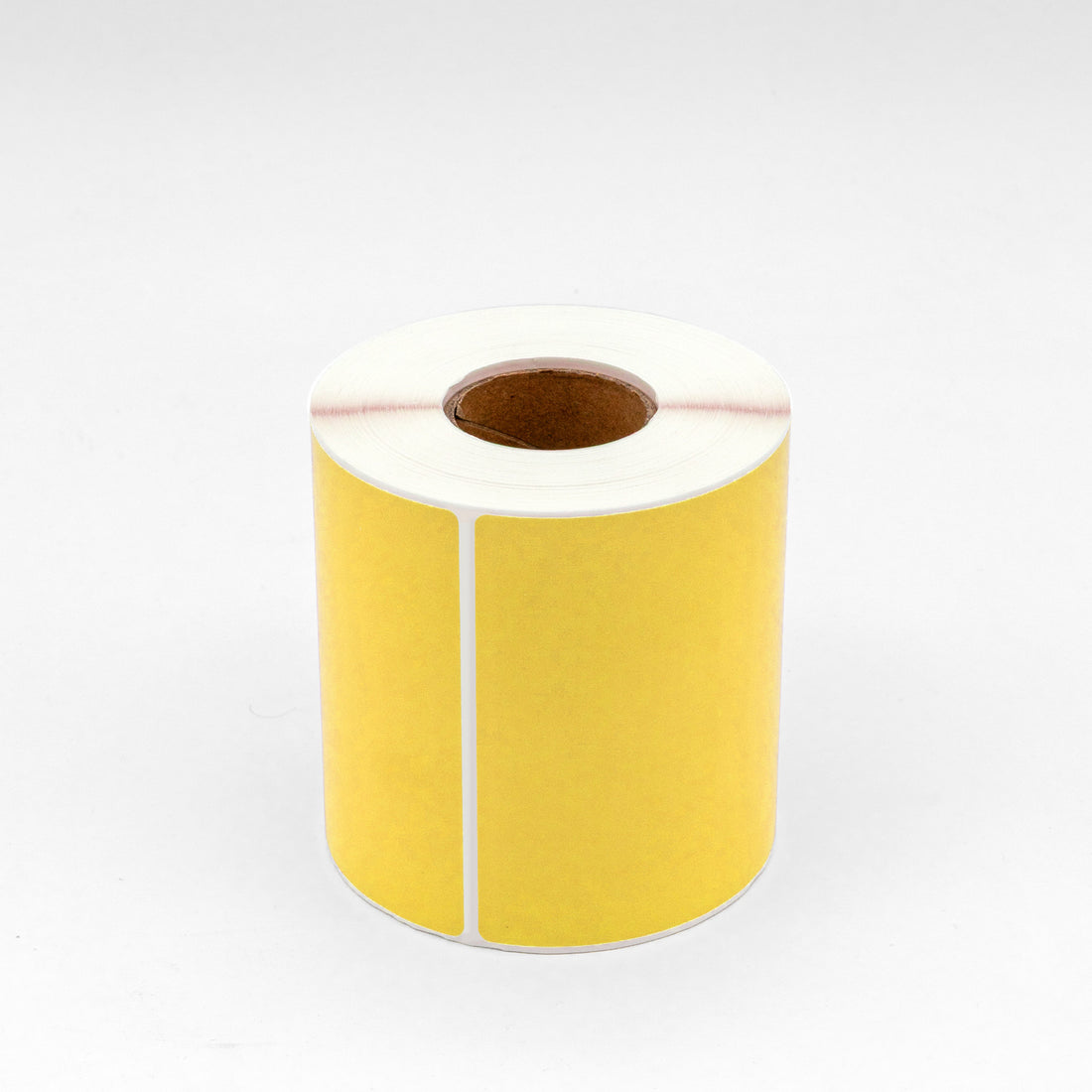 Yellow Thermal Labels Direct 100mm x 150mm 300/roll 40mm Core - Omni Packaging 
