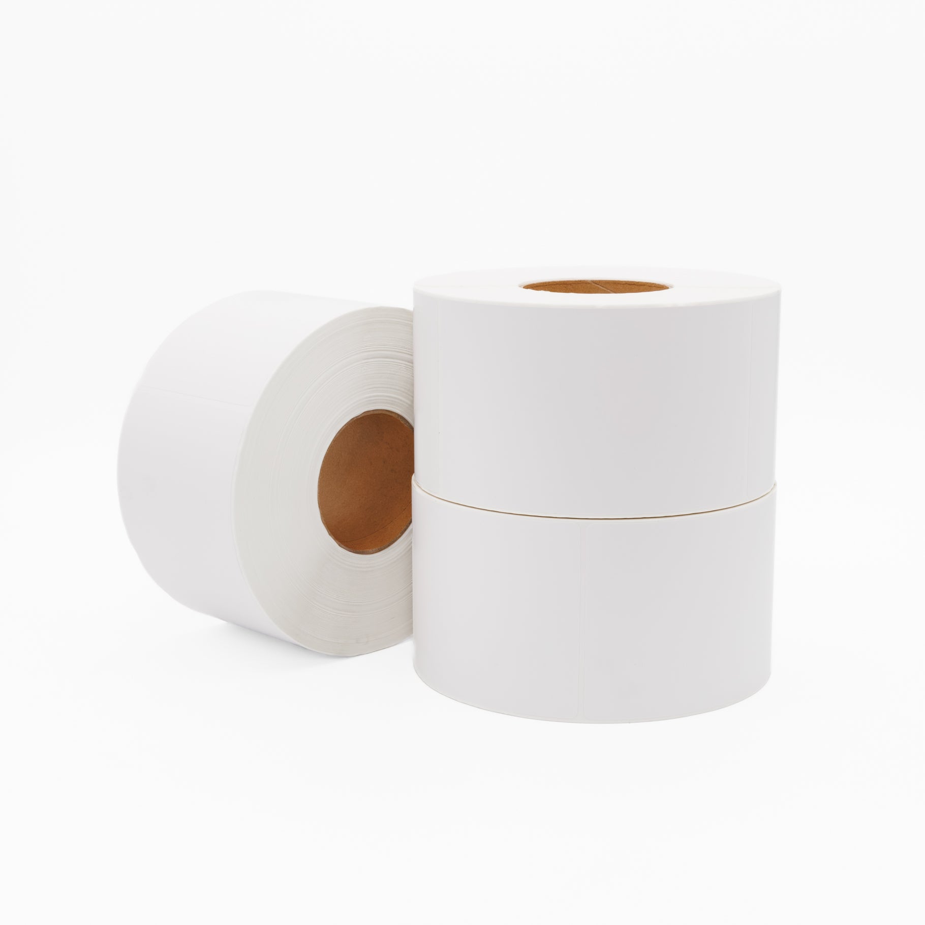 Thermal Direct Label Paper White Permanent 102mm x 175mm Perf. 900/roll 76mm core - Omni Packaging 