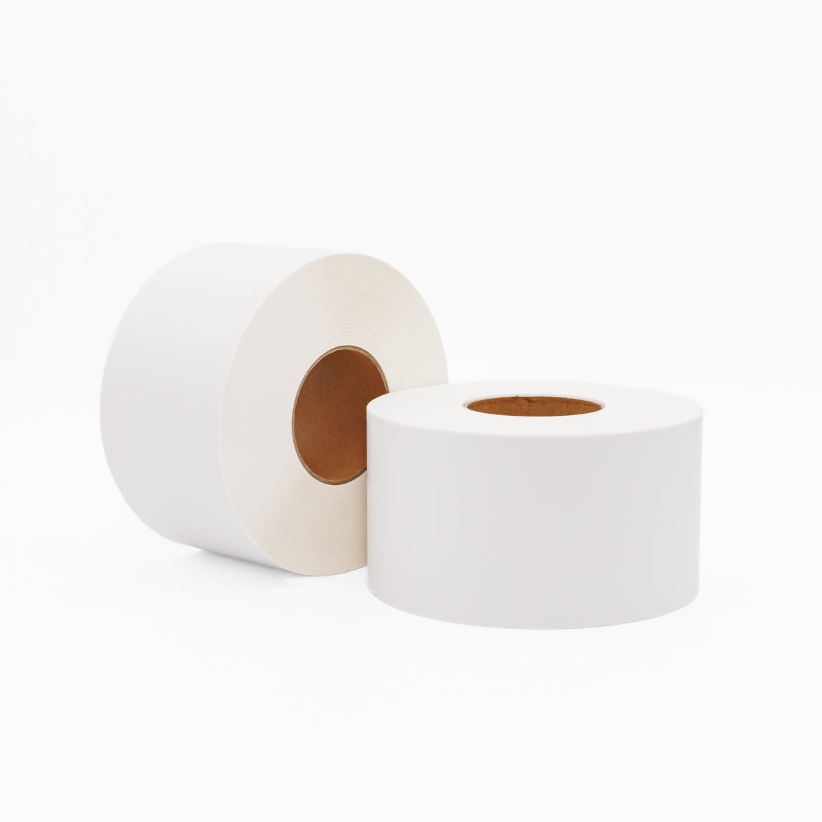 Thermal Direct Label Paper White Permanent 102mm x 200mm Perf. 750/roll 76mm core - Omni Packaging 