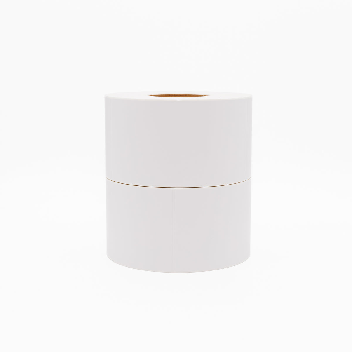 Thermal Direct Label Paper White Permanent 102mm x 200mm Perf. 750/roll 76mm core - Omni Packaging 