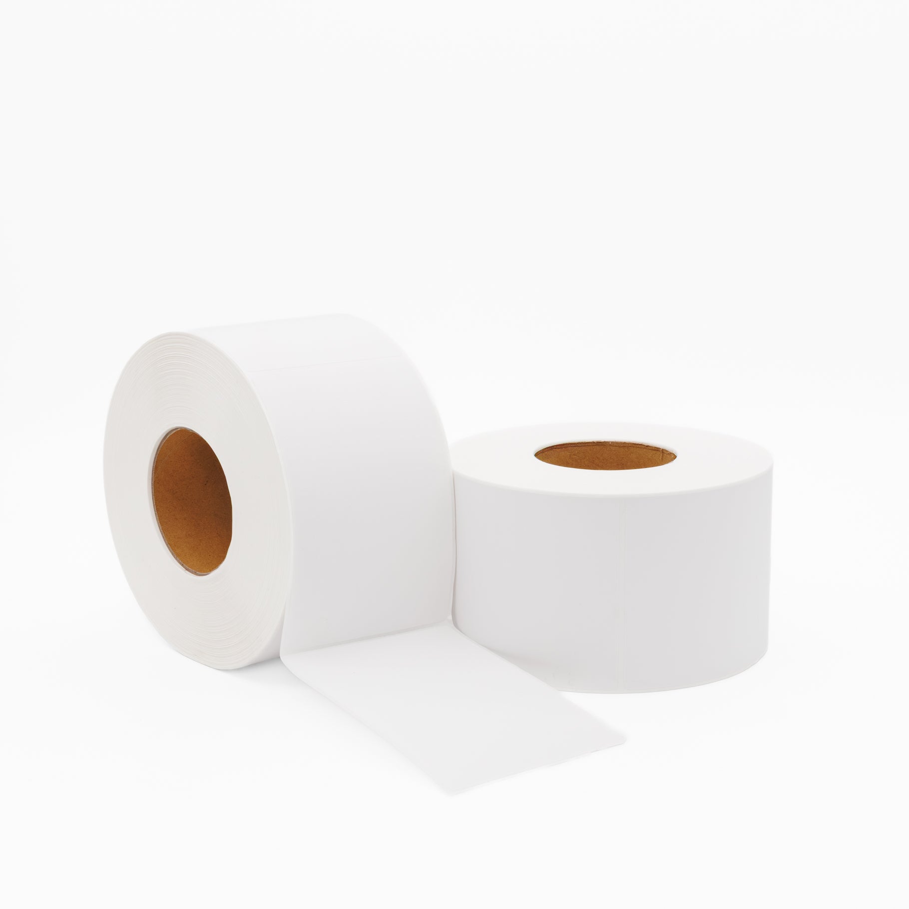Thermal Transfer Label Paper White Permanent 102mm x 152mm Perf. 1000/roll 76mm core - Omni Packaging 