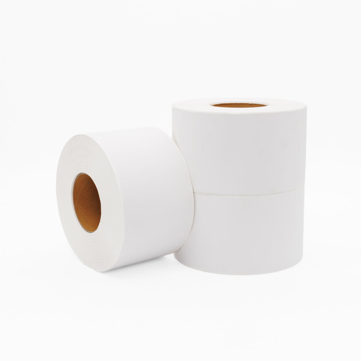 Thermal Transfer Label Paper White Permanent 102mm x 152mm Perf. 1000/roll 76mm core - Omni Packaging 