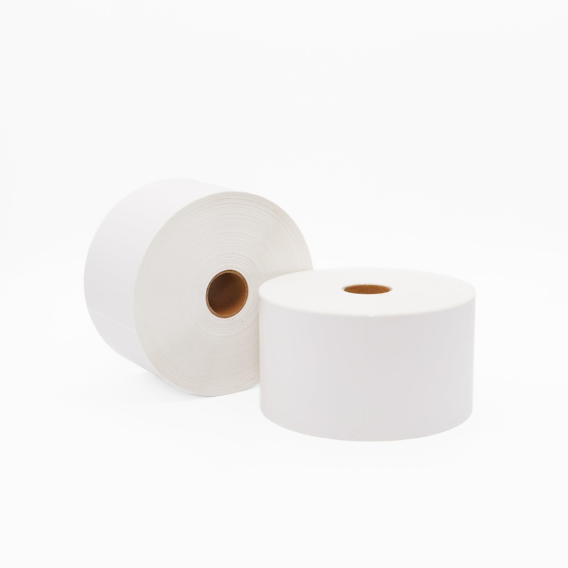 Thermal Direct Label Paper White Permanent 102mm x 152mm Perf. 1250/roll 40mm core - Omni Packaging 