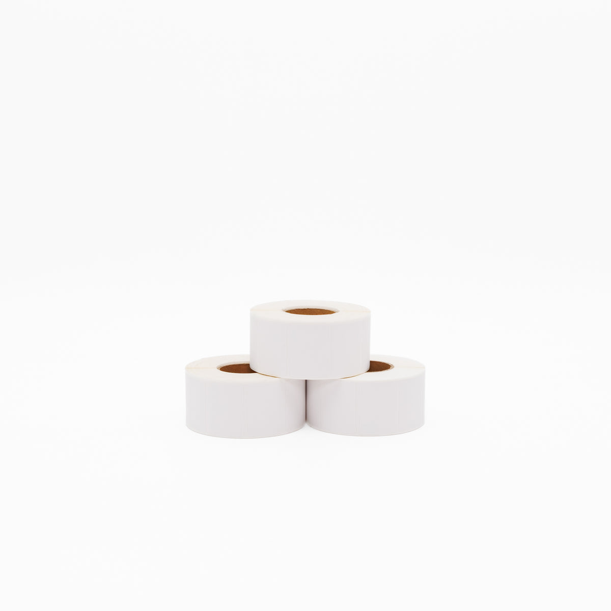 Thermal Direct Label Paper White Permanent 40mm x 28mm Perf. 1250/roll 25mm core - Omni Packaging 