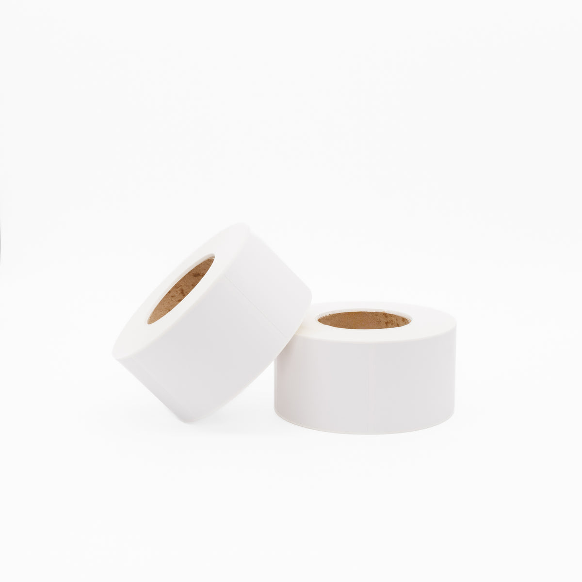 Thermal Direct Label Paper White Permanent 75mm x 102mm Perf. 1500/roll 76mm core - Omni Packaging 