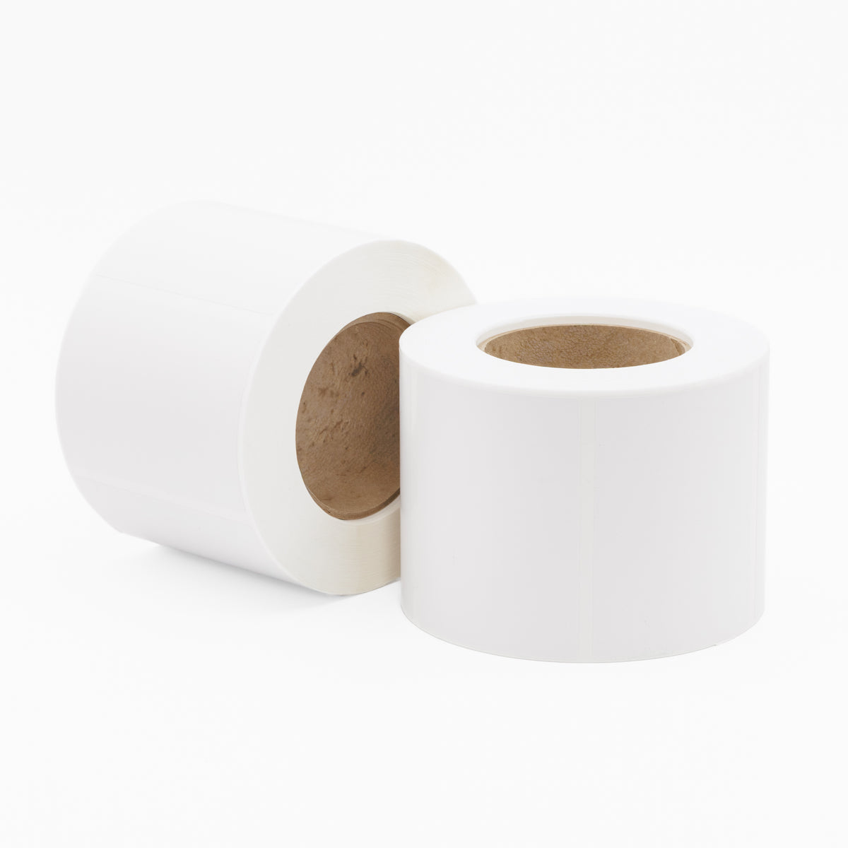 Thermal Direct Label Paper White Removable 102mm x 77mm Perf. 1750/roll 76mm core - Omni Packaging 