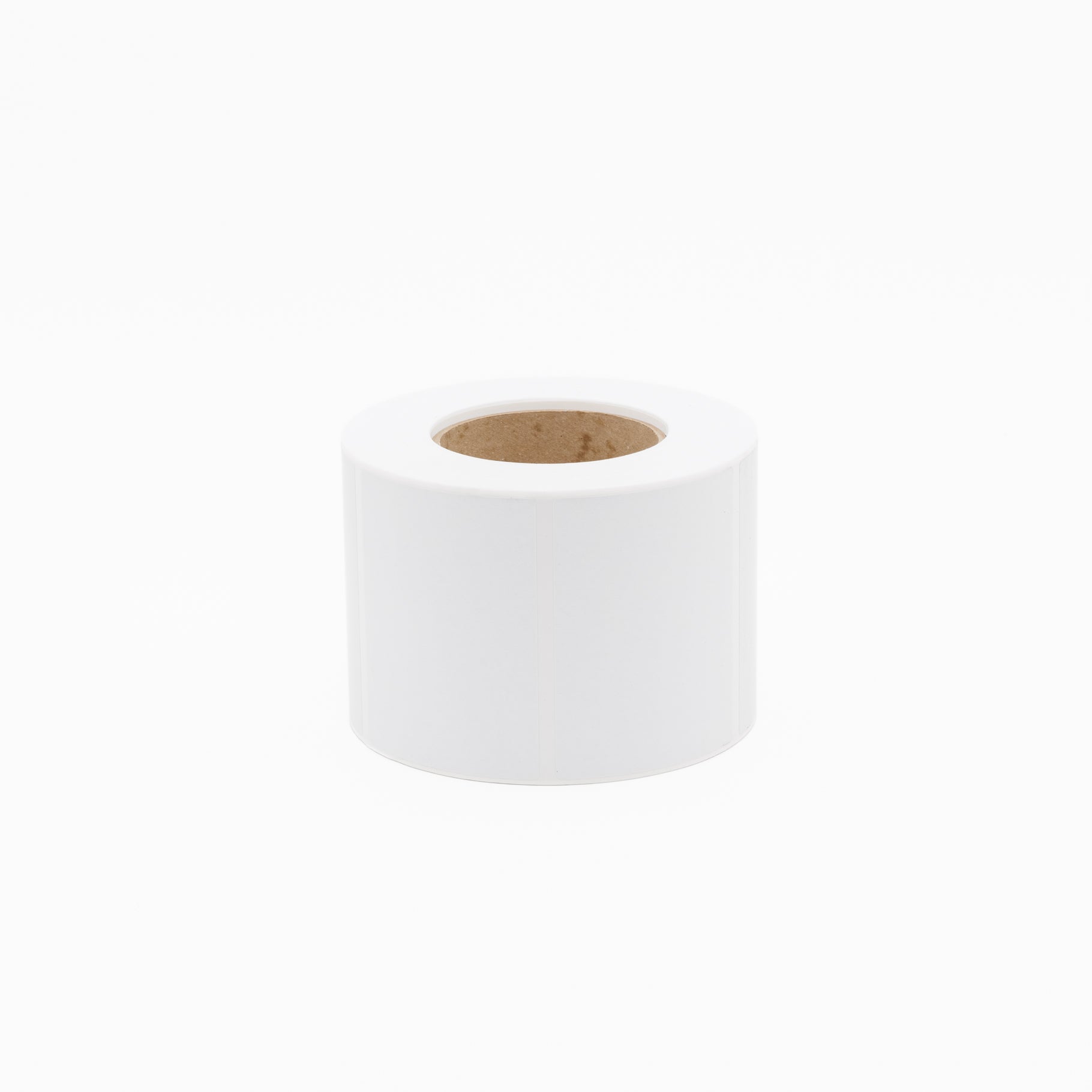 Thermal Direct Label Paper White Super Freez. Grade 102mm x 77mm Perf. 1750/roll 76mm core - Omni Packaging 