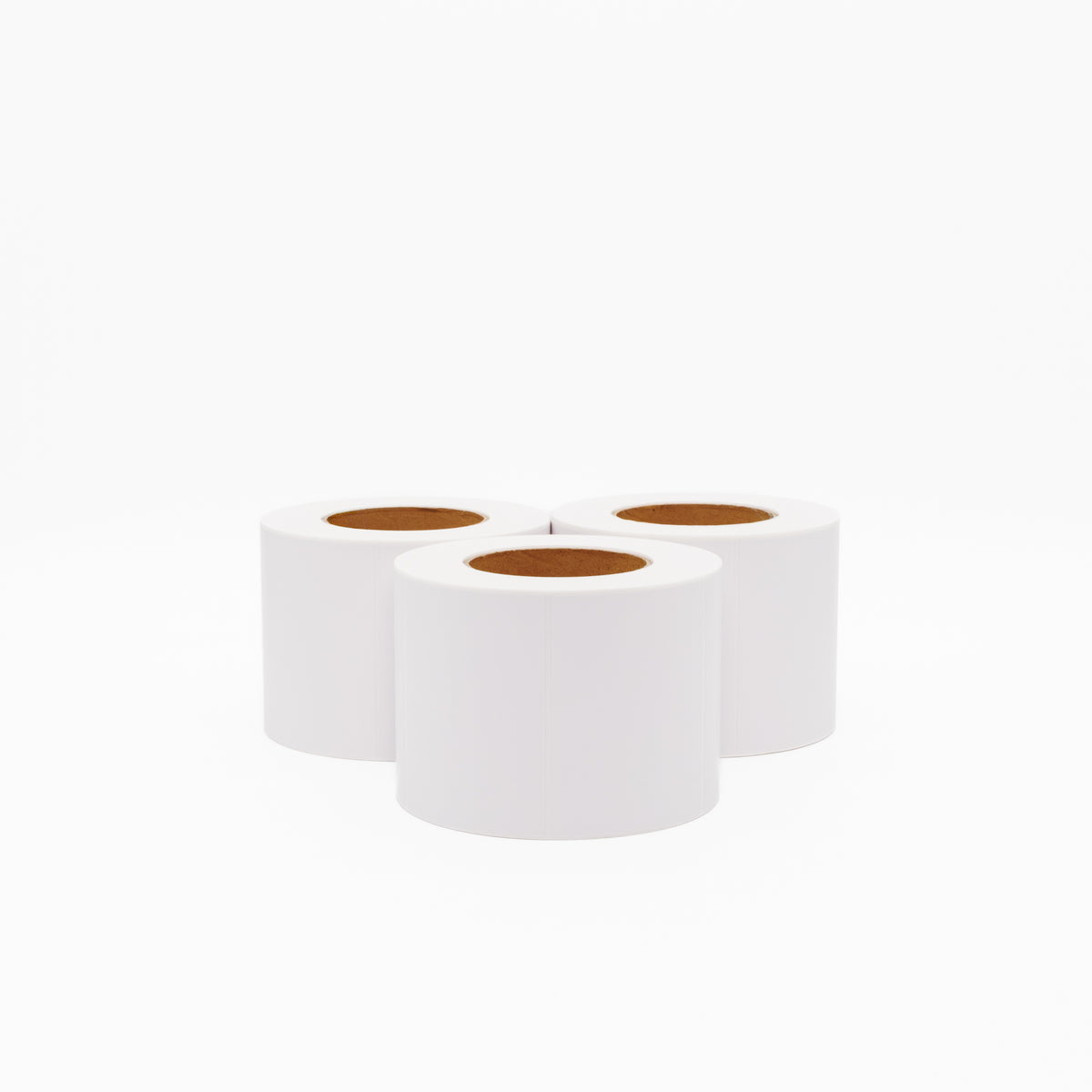 Thermal Direct Label Paper White Permanent 102mm x 77mm Perf. 1750/roll 76mm core - Omni Packaging 