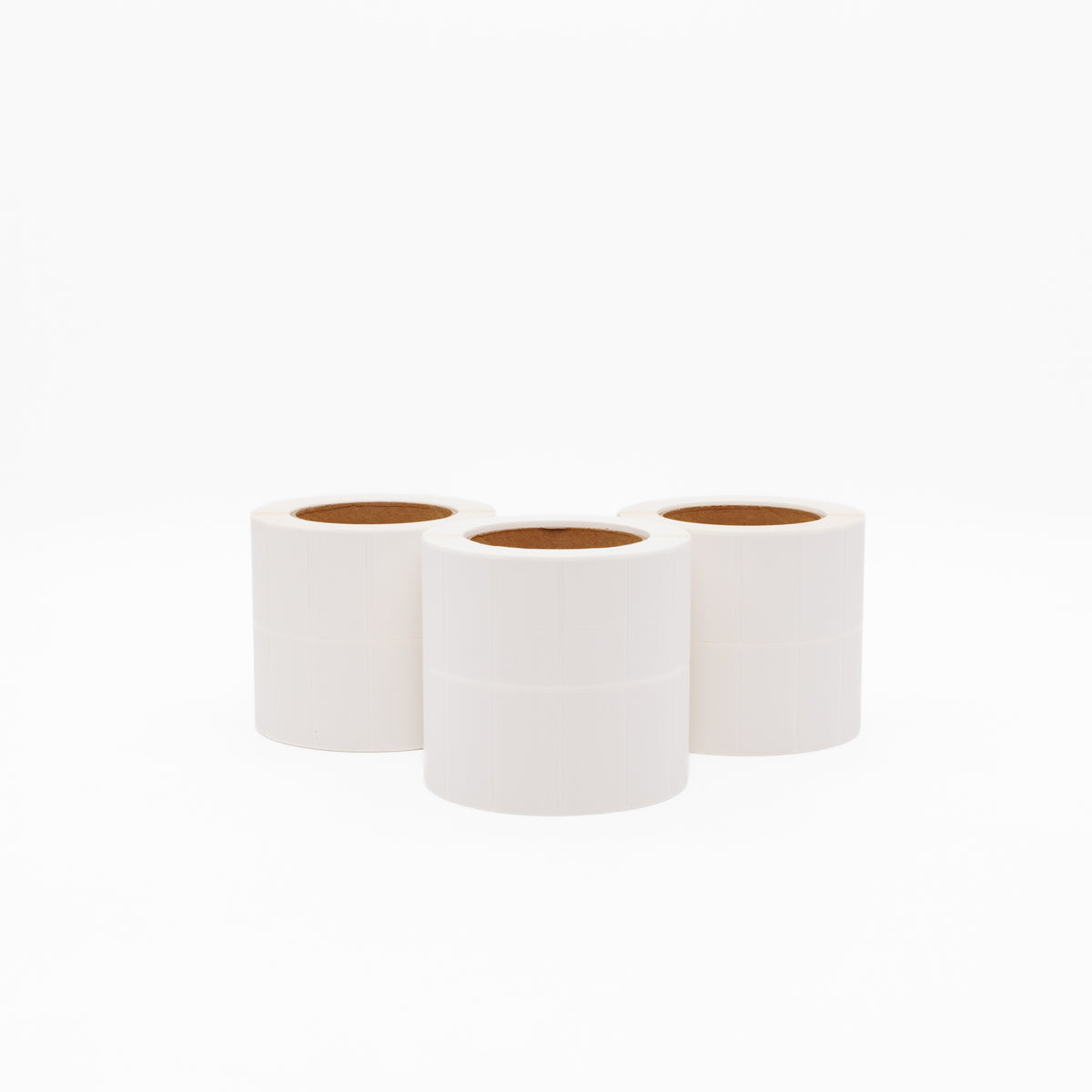 Thermal Transfer Label Paper White Permanent 51mm x 25mm 2UP Perf. 3000/roll 25mm core - Omni Packaging 