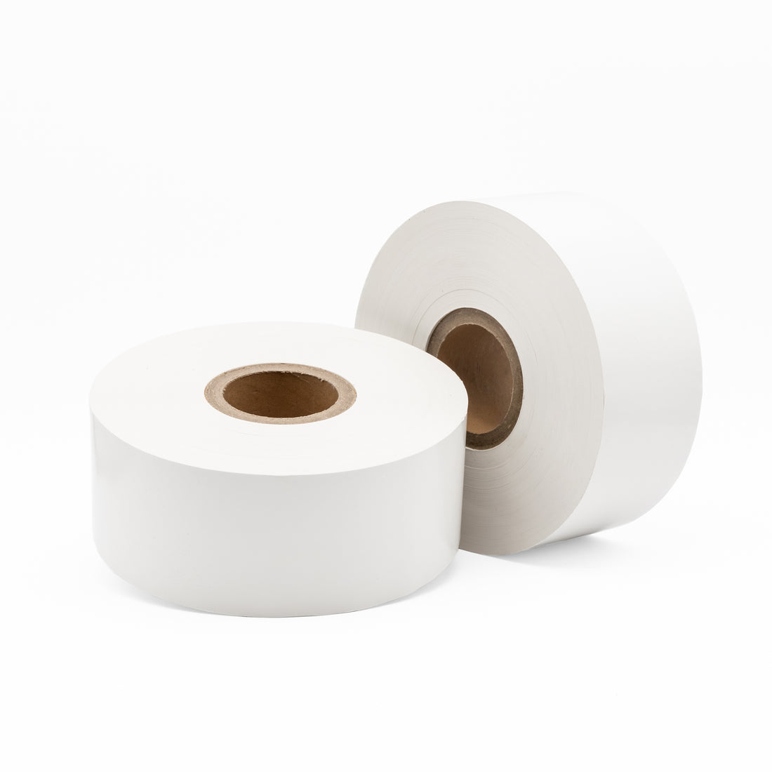 Linerless Direct Thermal Labels 100mm x 500m 76mm core White - Omni Packaging 