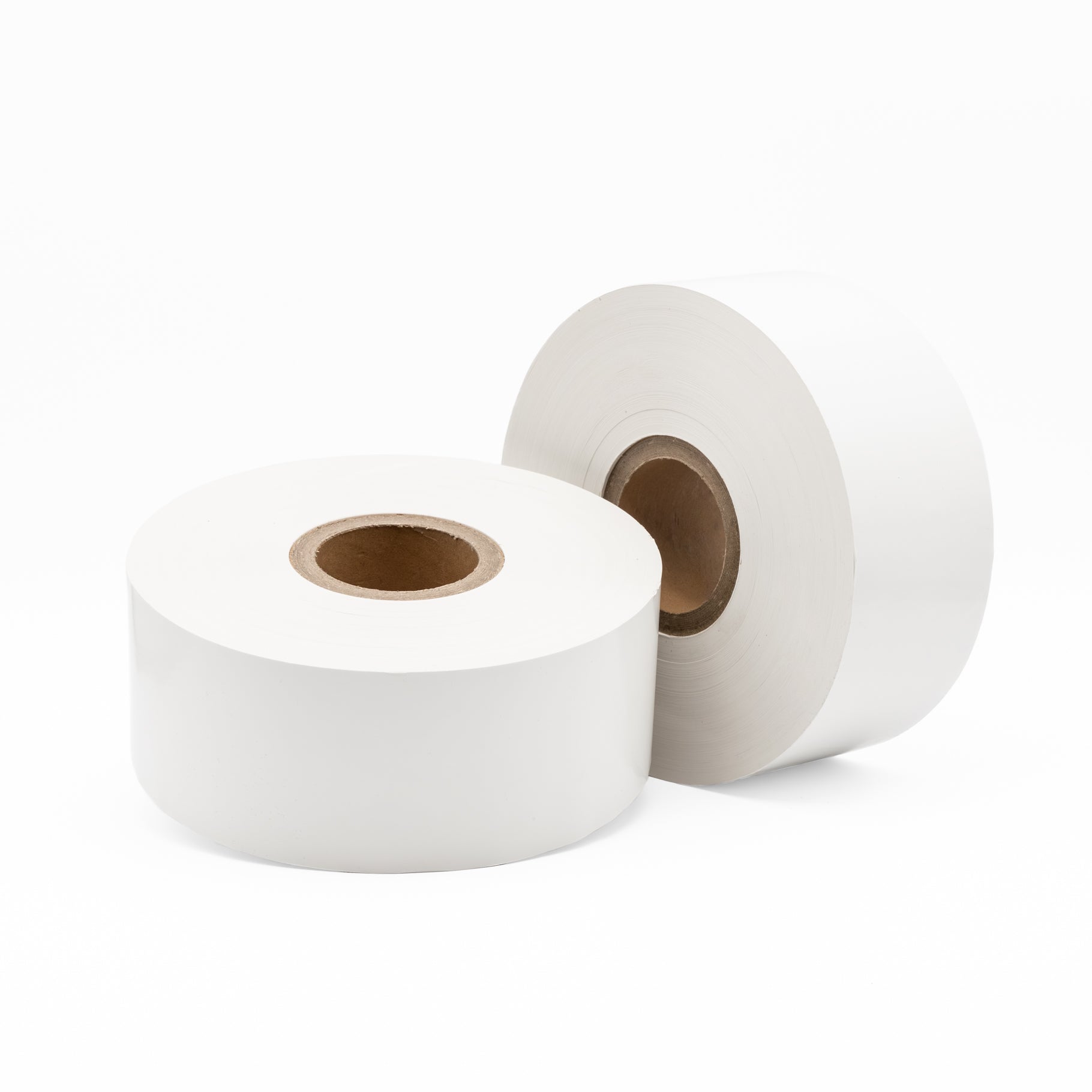 Linerless Direct Thermal Labels 100mm x 500m 76mm core White - Omni Packaging 