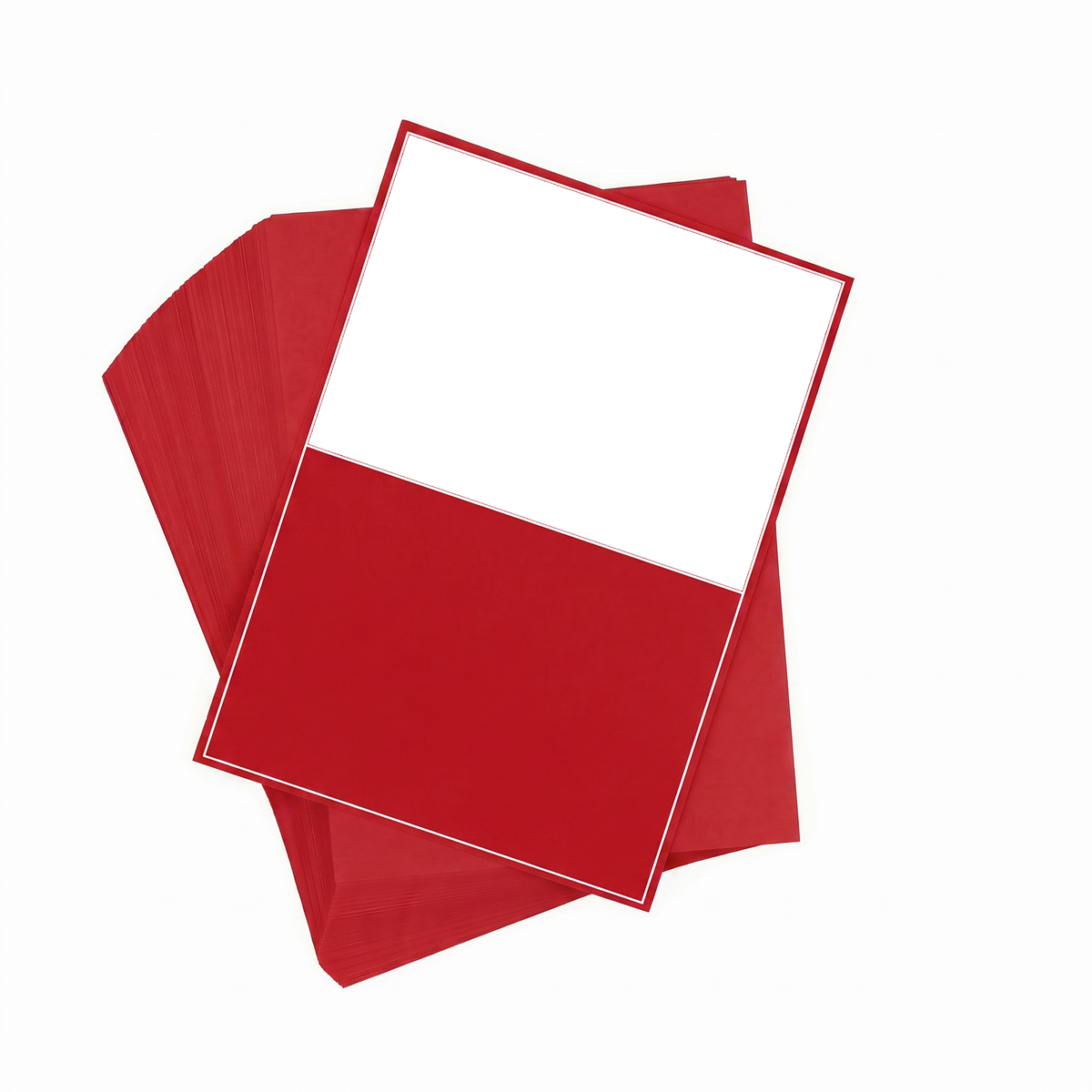 A4 Sheet Printer Labels Red Permanent 210mm x 147mm 2 Label/Sheet 100 Sheets/Pack - Omni Packaging 