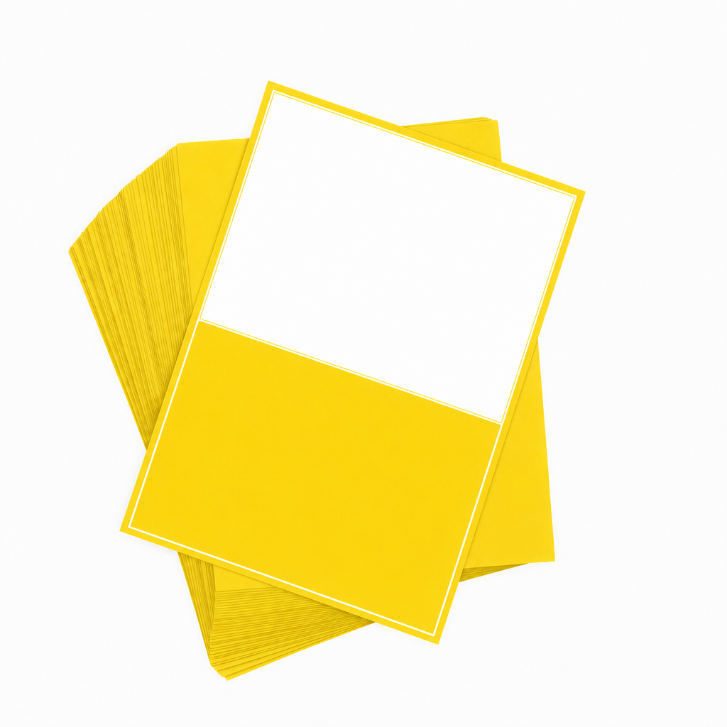 A4 Sheet Printer Labels Yellow Permanent 210mm x 147mm 2 Label/Sheet 100 Sheets/Pack - Omni Packaging 