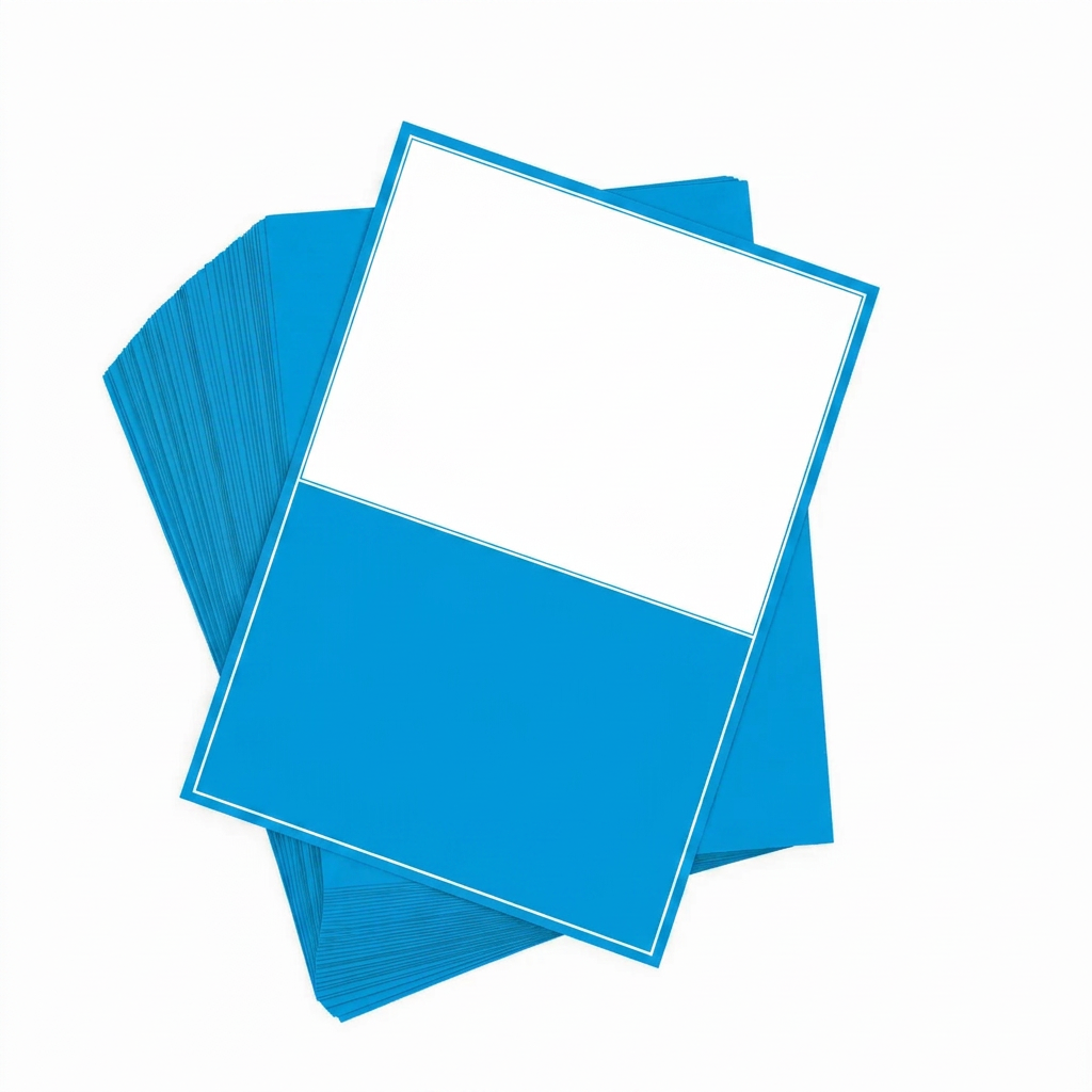 A4 Sheet Printer Labels Blue Permanent 210mm x 147mm 2 Label/Sheet 100 Sheets/Pack - Omni Packaging 
