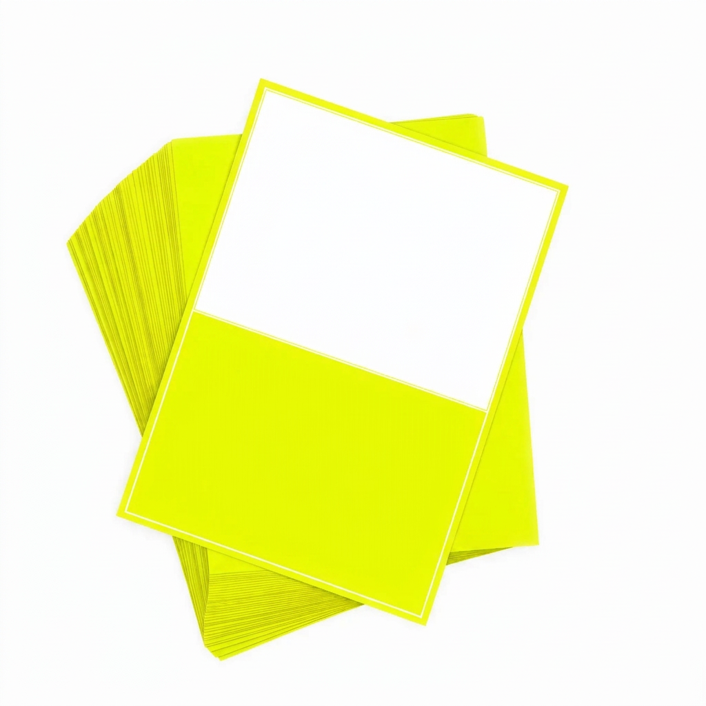 A4 Sheet Printer Labels Fl. Yellow Permanent 210mm x 147mm 2 Label/Sheet 100 Sheets/Pack - Omni Packaging 